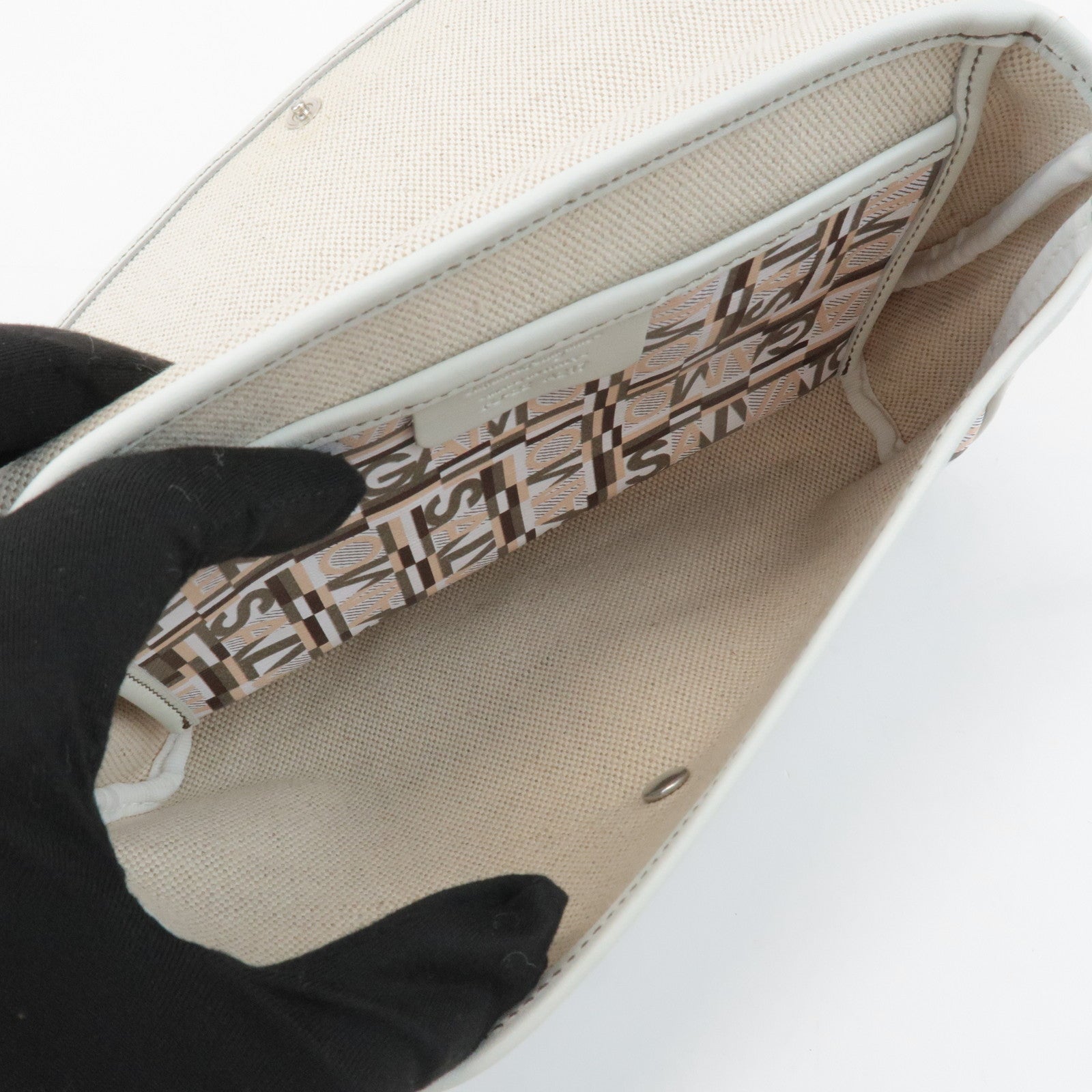 Ferragamo Leather PVC Accessoires Pouch Shoulder Bag Multicolor Used