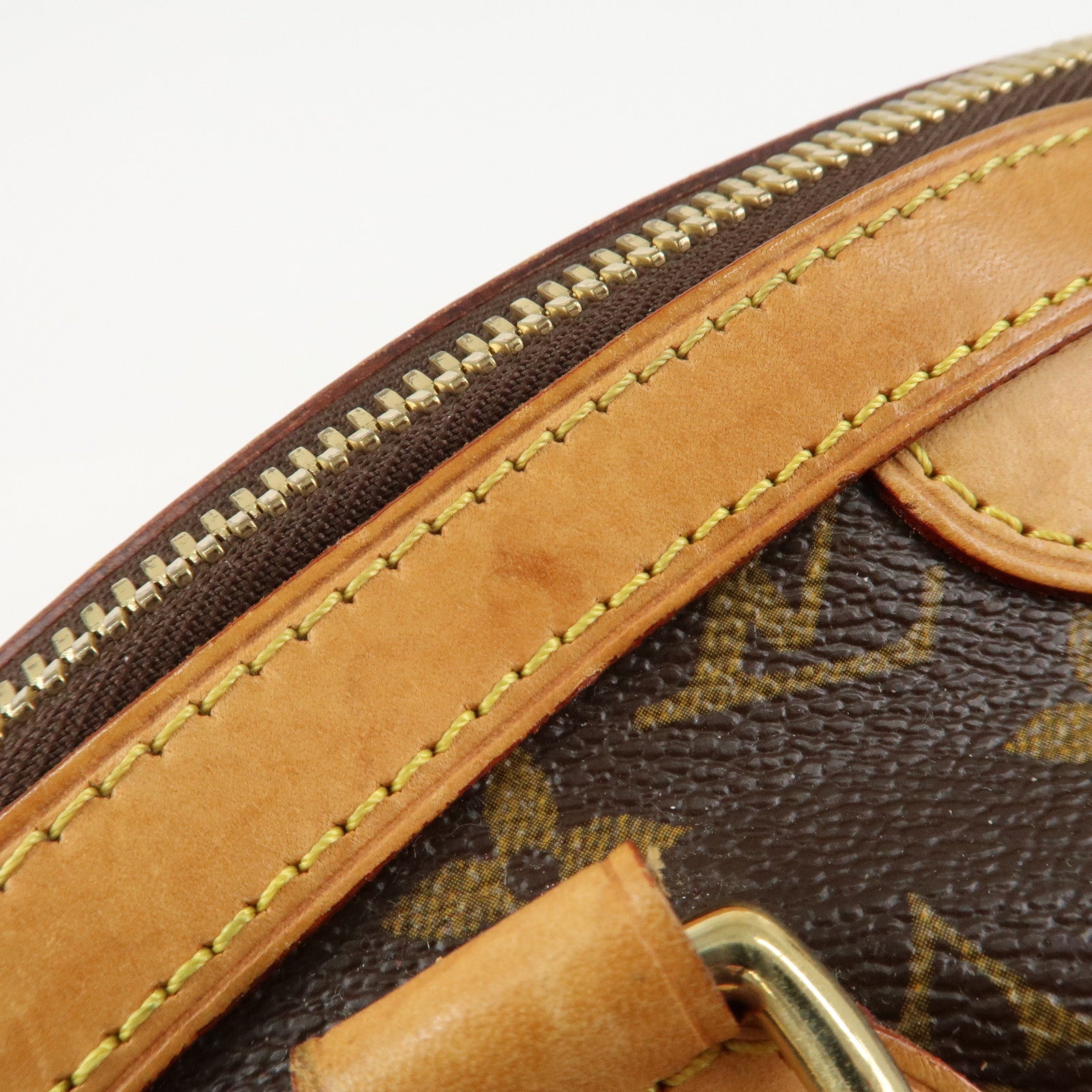 Louis Vuitton Monogram Canvas Tivoli PM Hand Bag Brown M40143 Used
