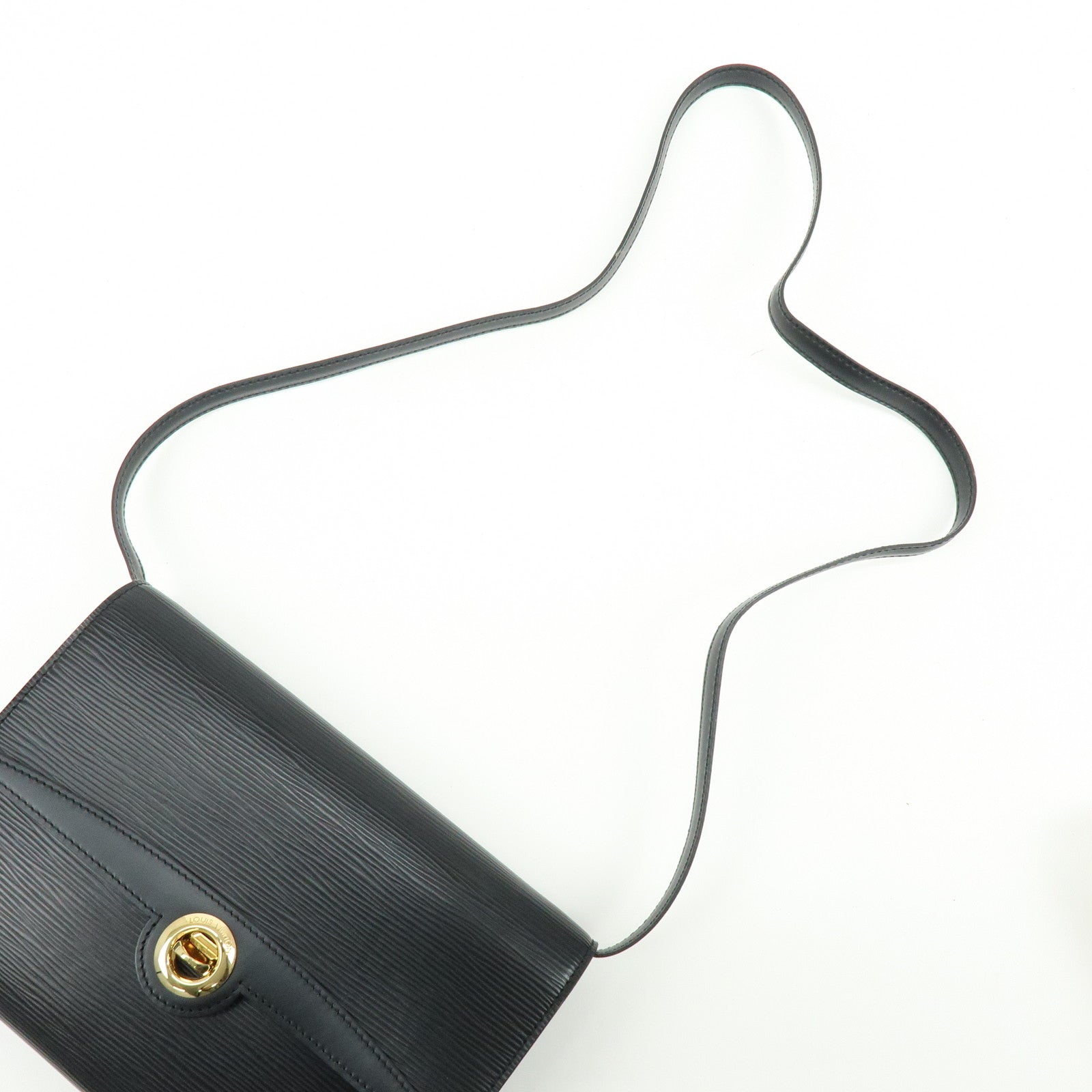 Louis Vuitton Epi Arche 2Way Shoulder Bag Clutch Bag Noir M52572