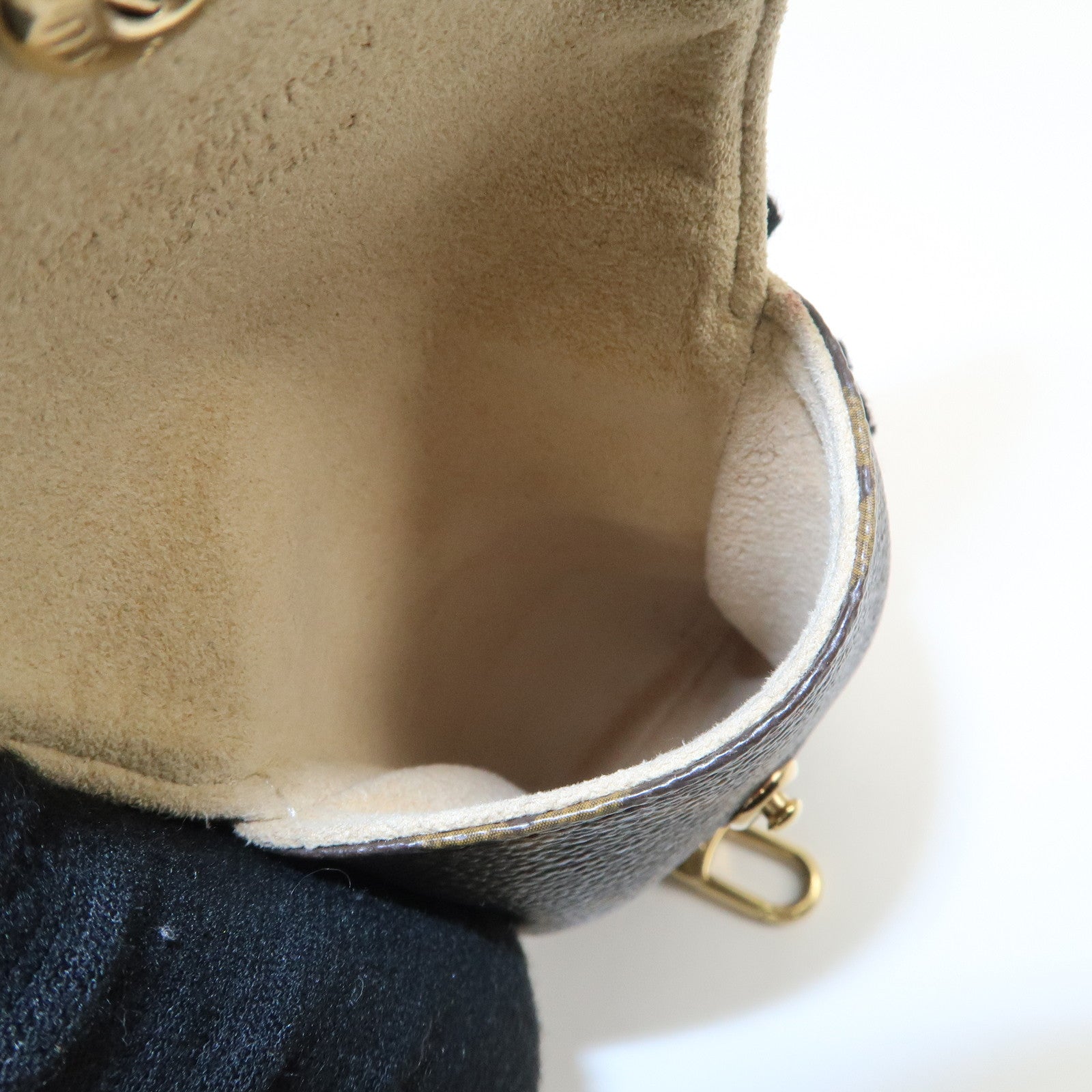 Louis Vuitton Monogram Etui Telefonne MM Brown M66546 Used