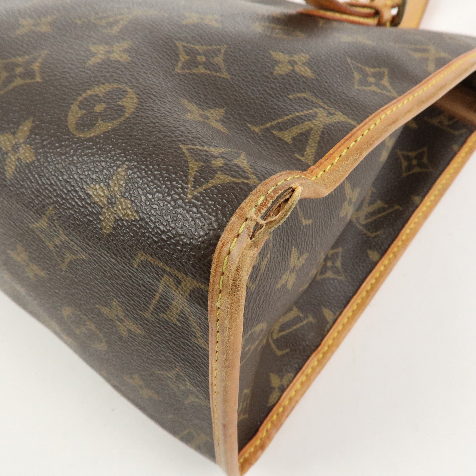 Louis Vuitton Monogram Popincourt Haut Shoulder Bag Brown M40007