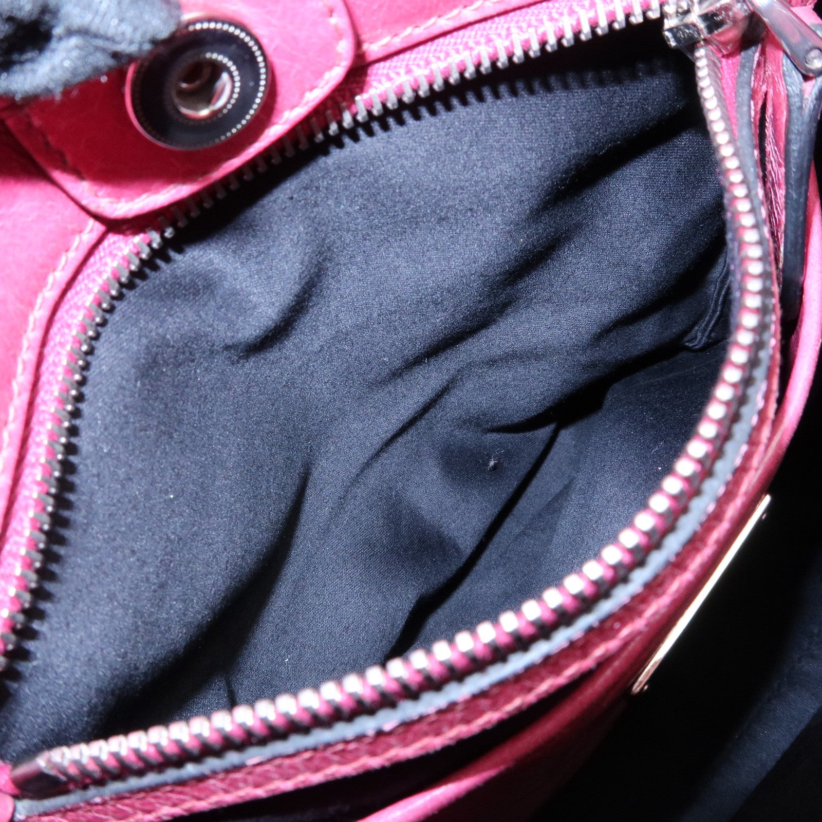 MIU MIU Vitello Lux 2Way Ribbon Motif Bag Hand Bag Pink RN0955
