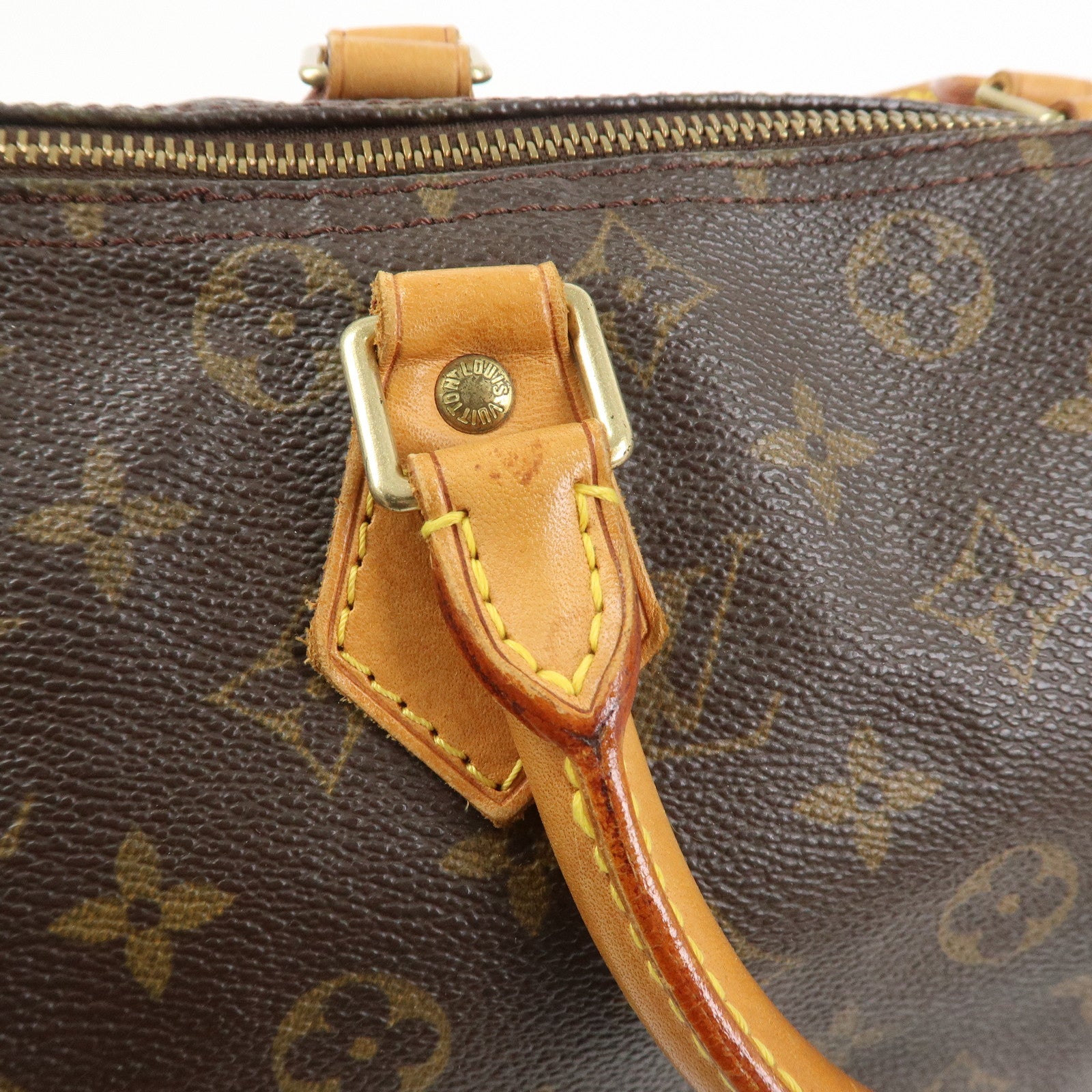 Louis Vuitton Monogram Speedy 30 Boston Bag Hand Bag Brown M41526