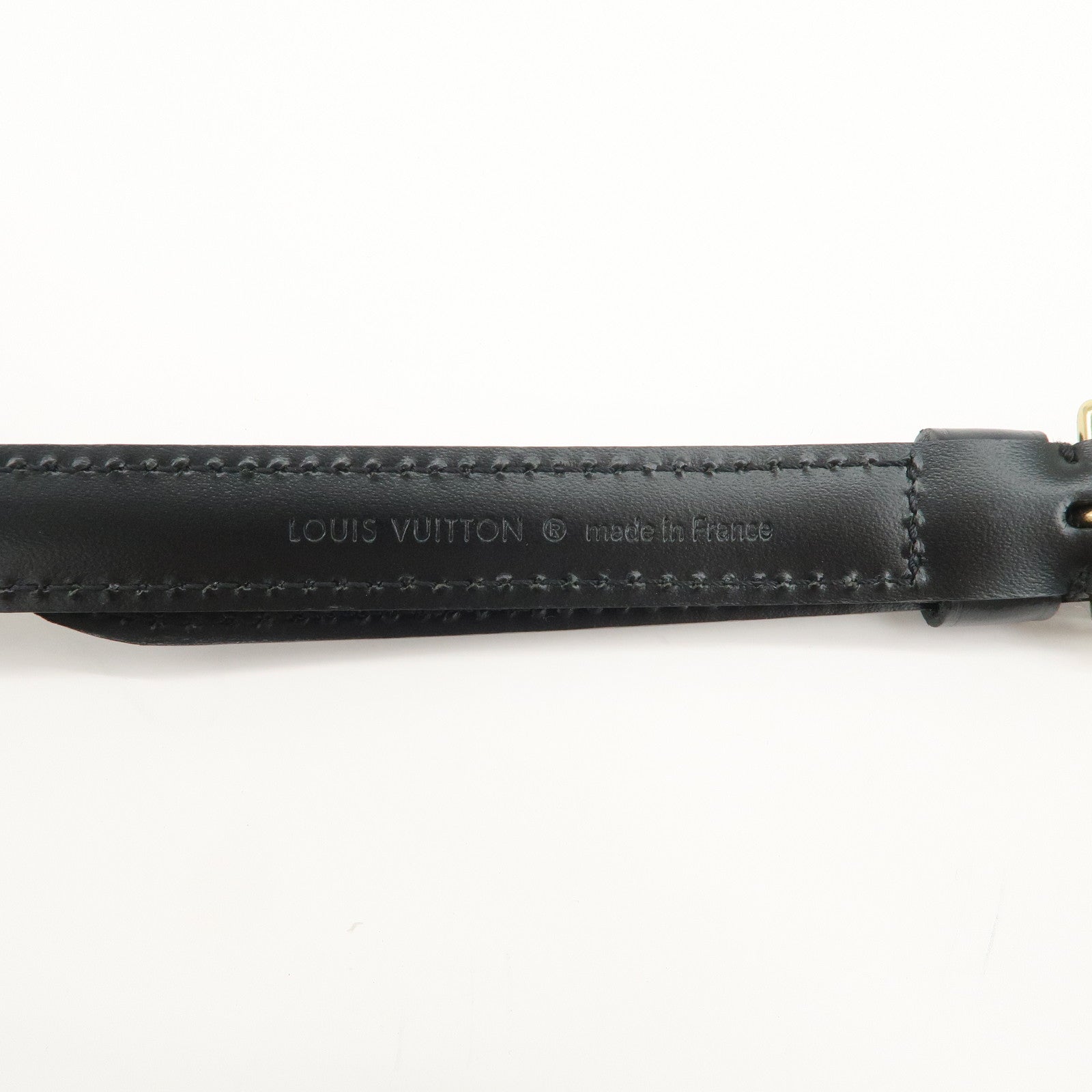 Louis Vuitton Leather Adjustable Shoulder Strap For Epi Bag Noir