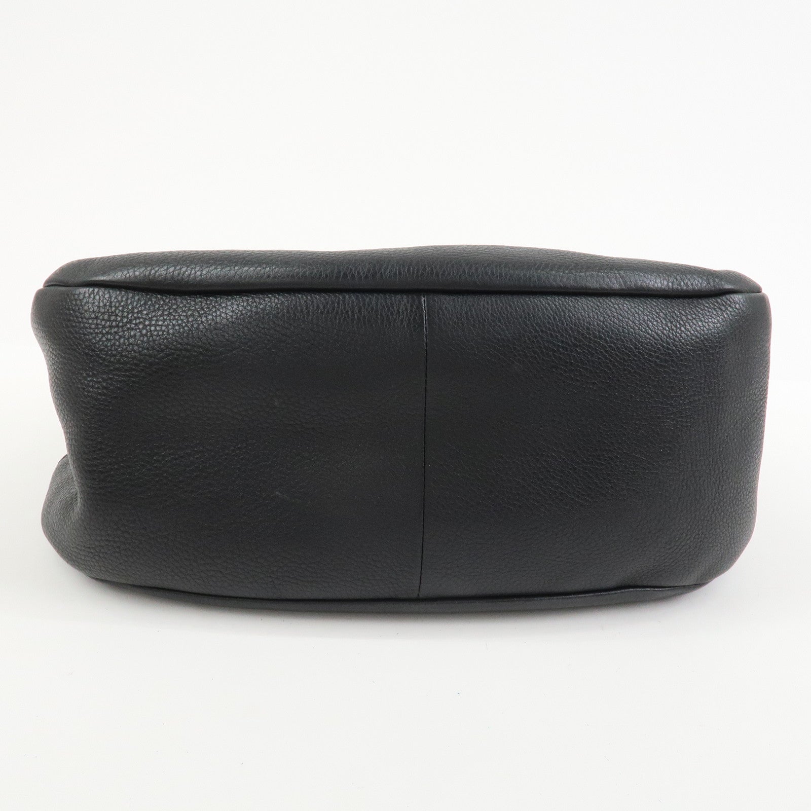 PRADA Leather Shoulder Bag Hand Bag Black BR4311