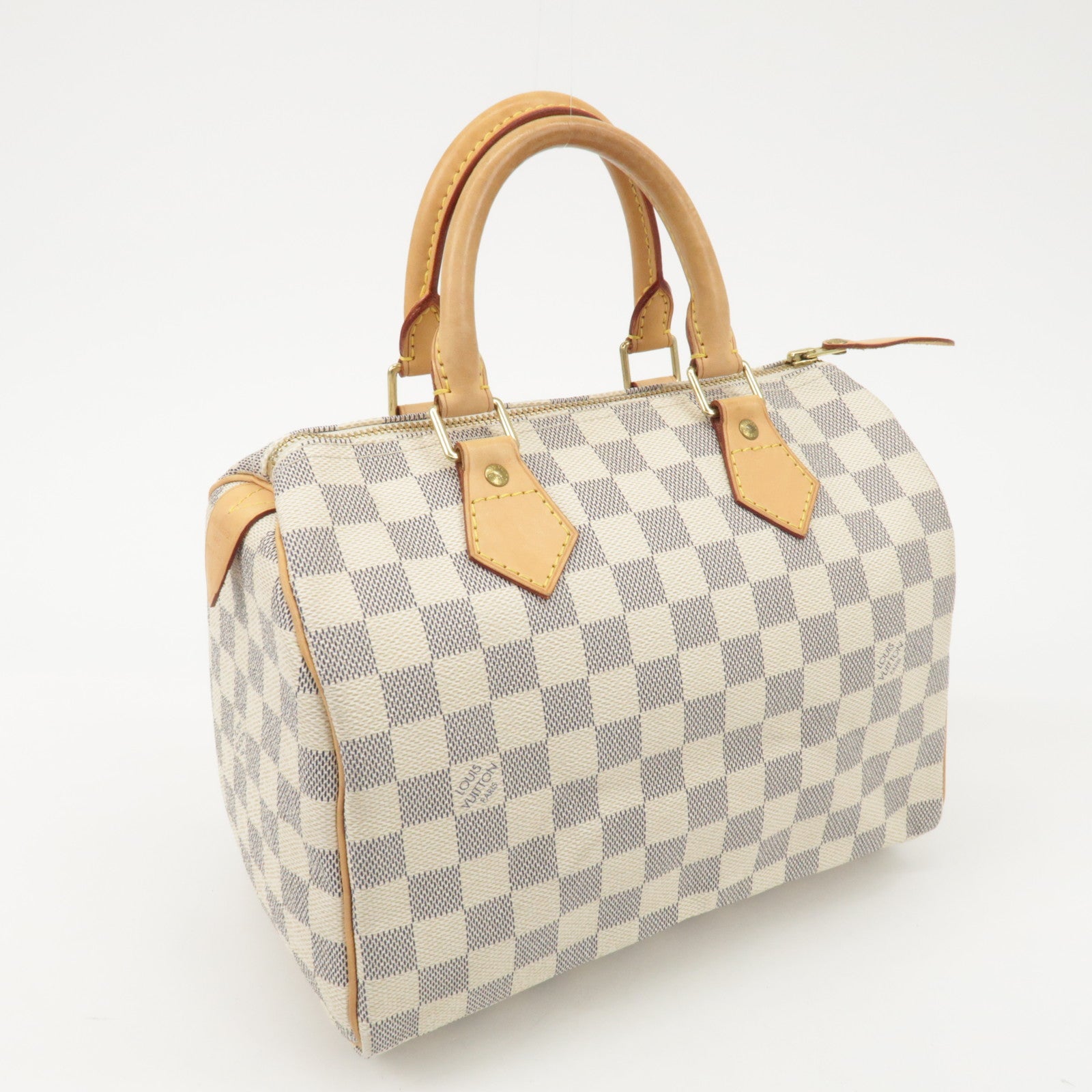 Louis Vuitton Damier Azur Speedy 25 Boston Bag Hand Bag N41534 Used
