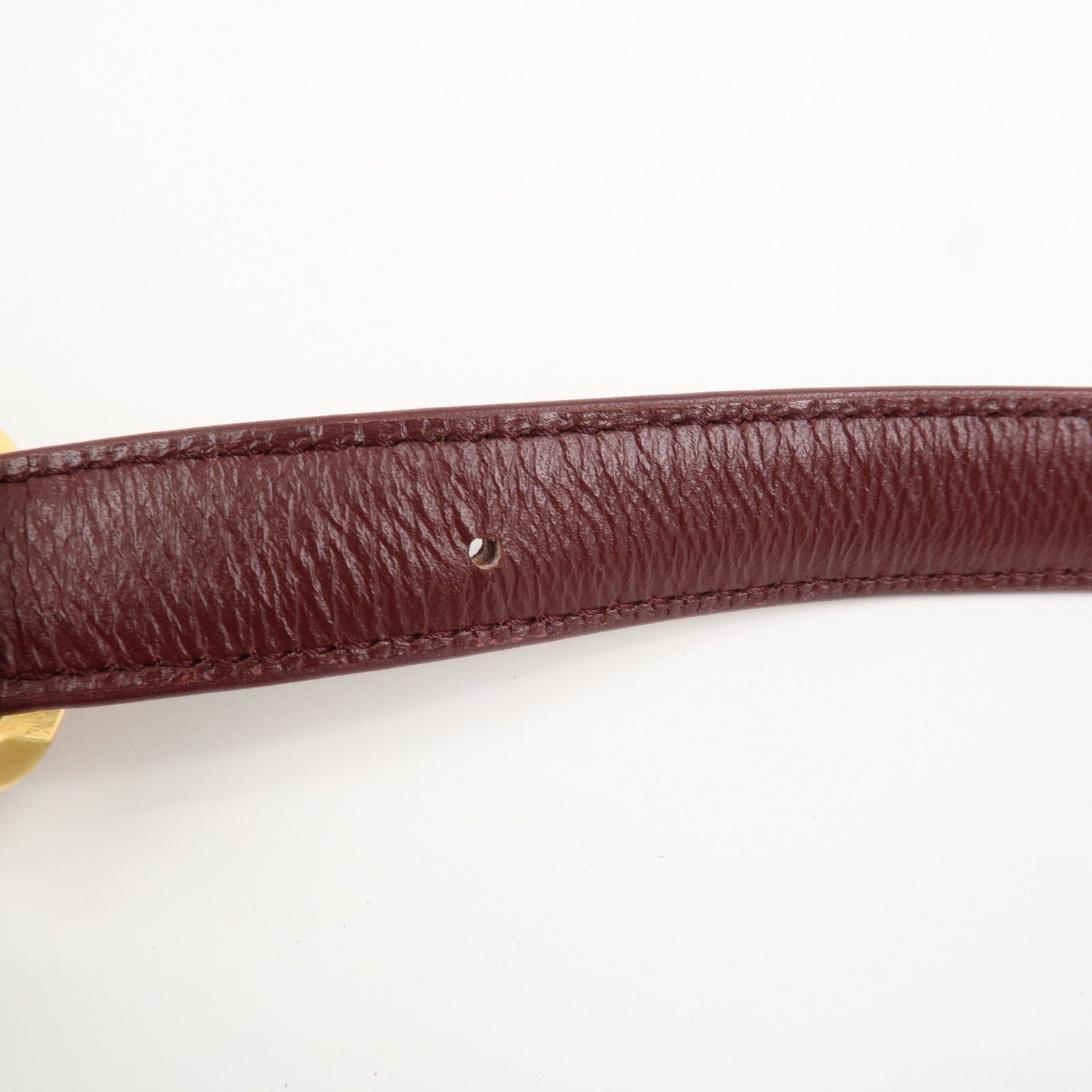 Cartier Must Line Calf Leather Shoulder Bag Bordeaux
