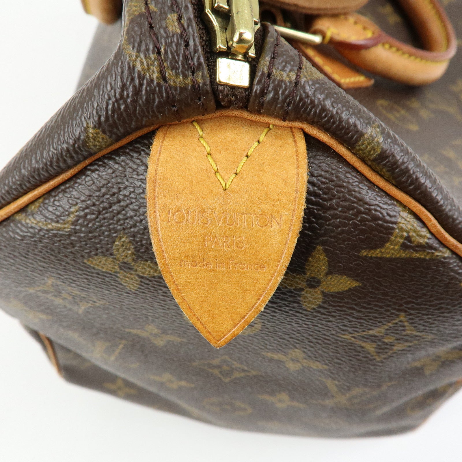 Louis Vuitton Monogram Speedy 35 Boston Bag Hand Bag Brown M41524