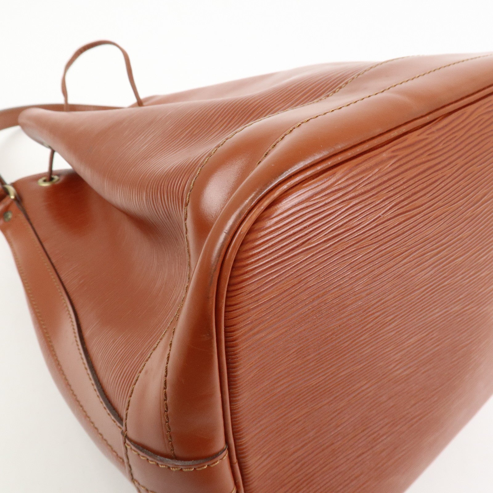 Louis Vuitton Epi Noe Leather Shoulder Bag Kenya Brown M44003