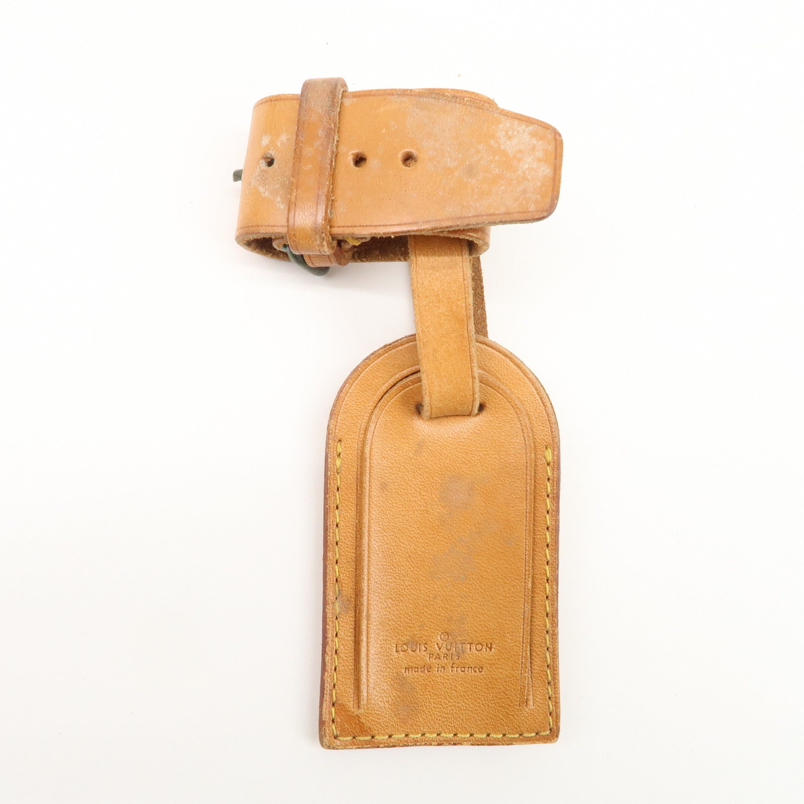Louis Vuitton Set of 15 Nume Leather Name Tag & Poignet Natural Used