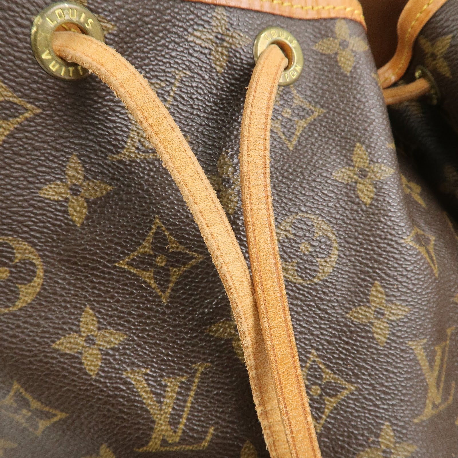Louis Vuitton Monogram Petit Noe Shoulder Bag Brown M42226