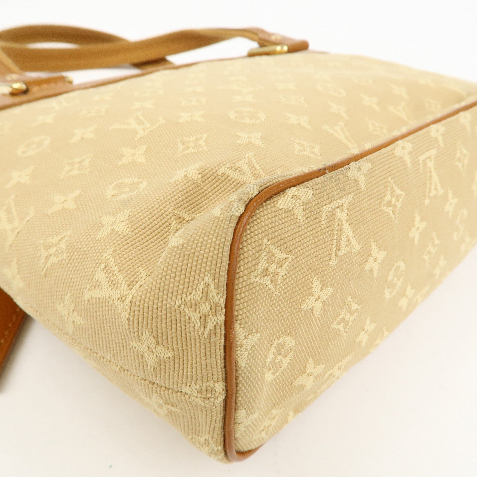 Louis Vuitton Monogram Mini Lucille PM Hand Bag Beige M92684