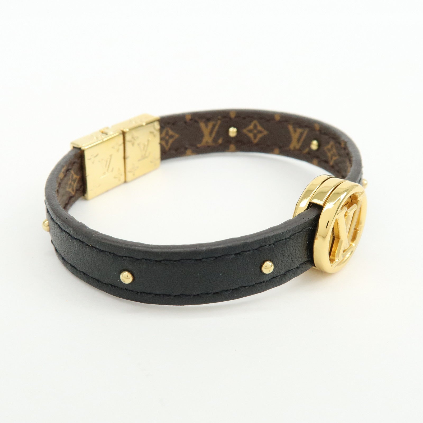 Louis Vuitton Monogram Canvas LV Circle Reversible Bracelet M6173