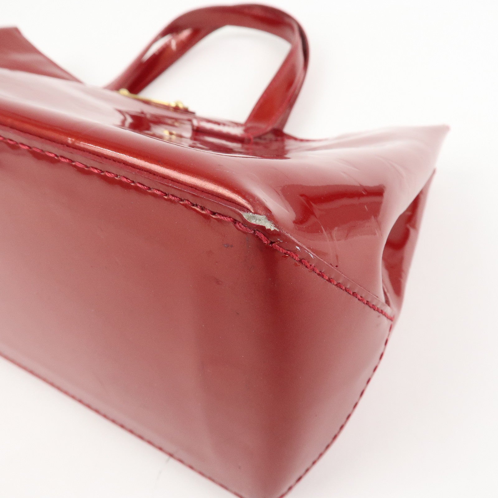 Louis Vuitton Monogram Vernis Wilshire PM Hand Bag M93642