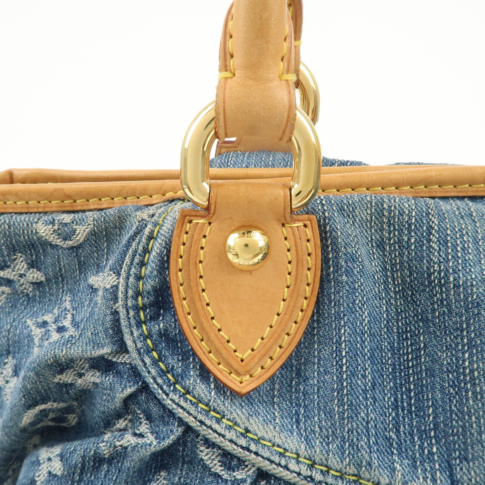 Louis Vuitton Monogram Denim Neo Cabby MM 2Way Bag Hand Bag M95349