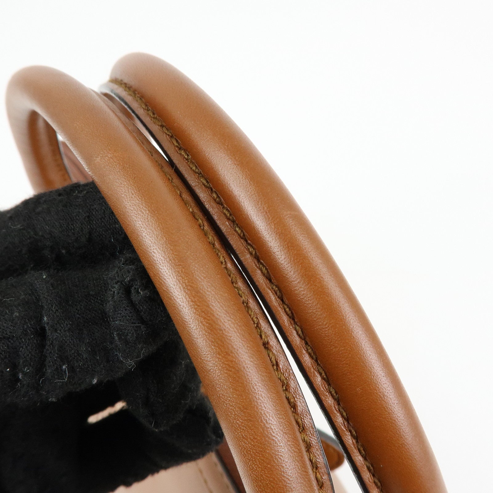 GUCCI Interlocking G Leather 2Way Hand Shoulder Bag Brown 341503