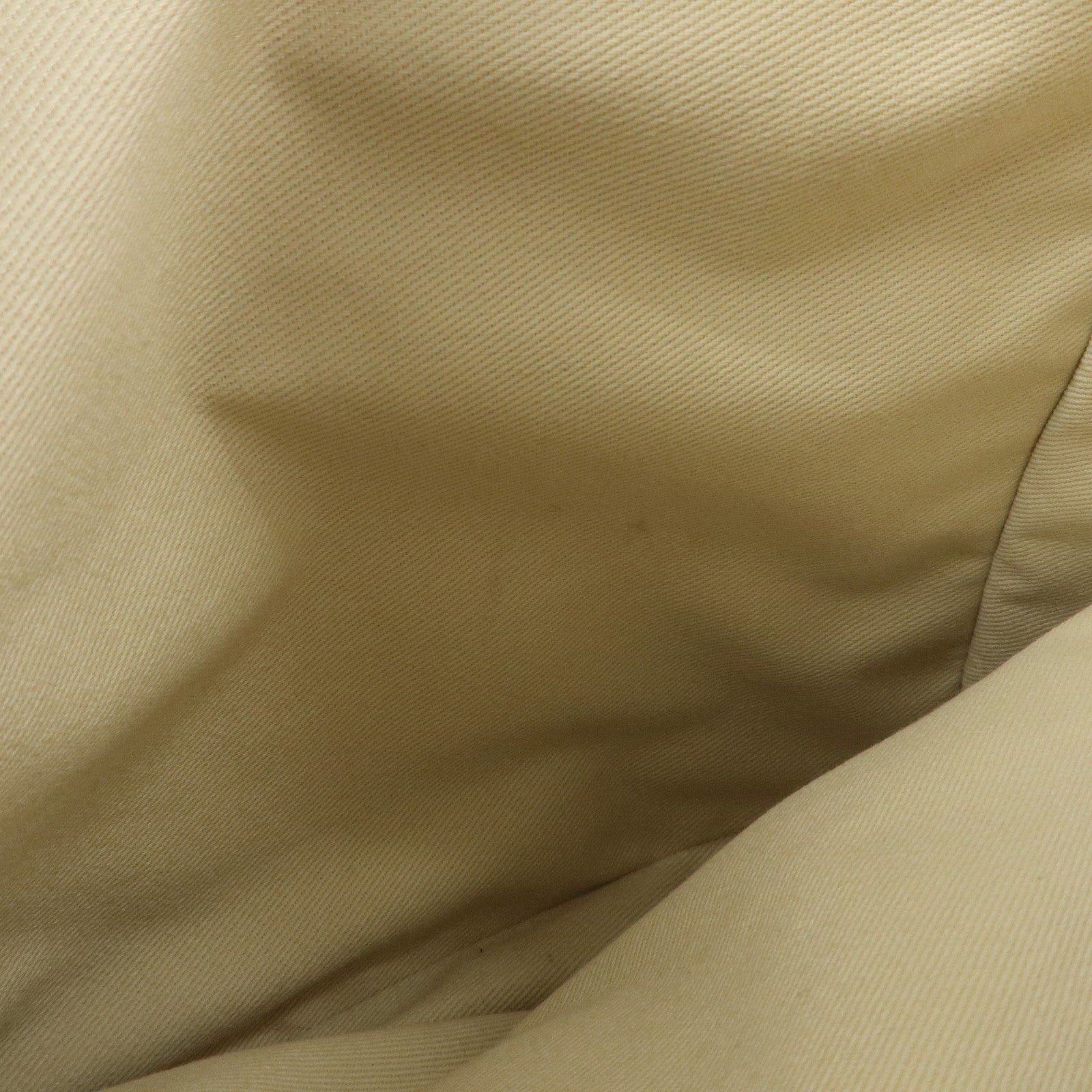 CELINE Macadam PVC Coated Canvas Leather Tote Bag White Dark Brown