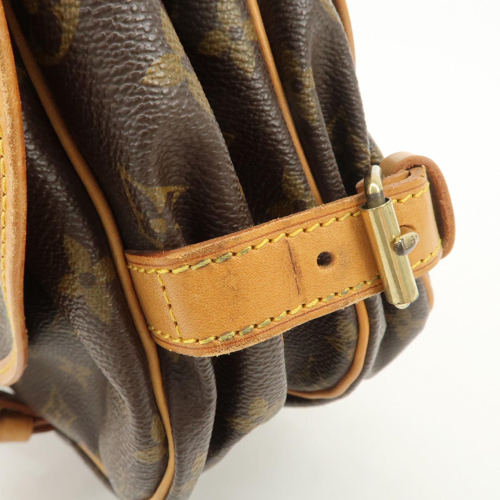 Louis Vuitton Monogram Saumur 30 Shoulder Bag Brown M42256