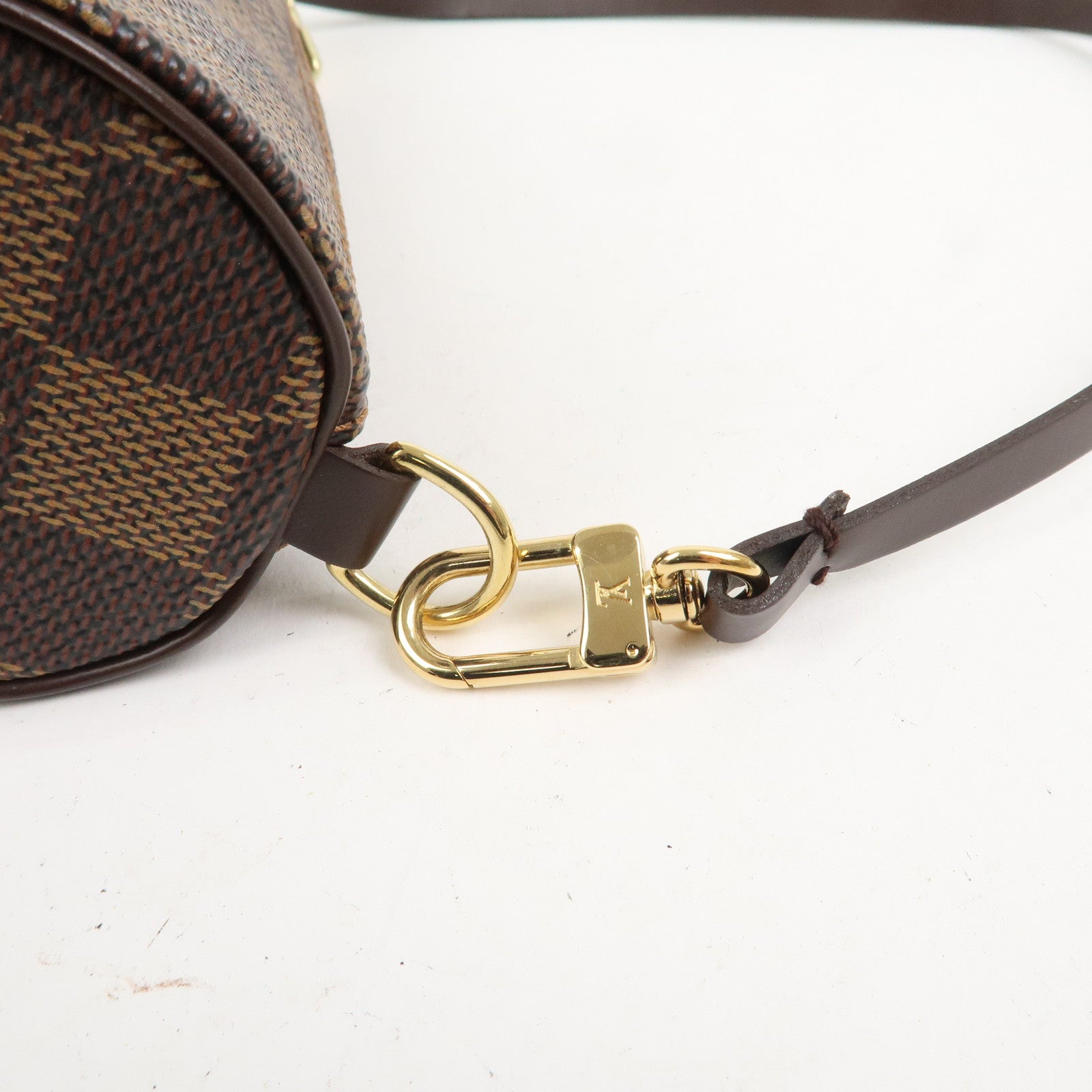Louis Vuitton Damier Mini Pouch for Papillon Bag Damier Ebene