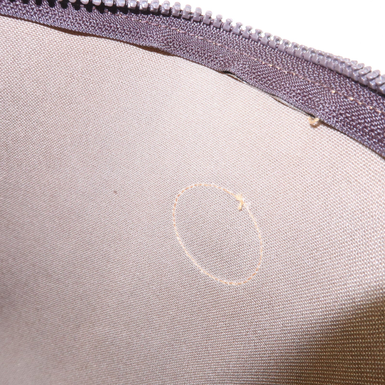 GUCCI GG Plus PVC Leather Clutch Bag Second Bag Beige Brown Used