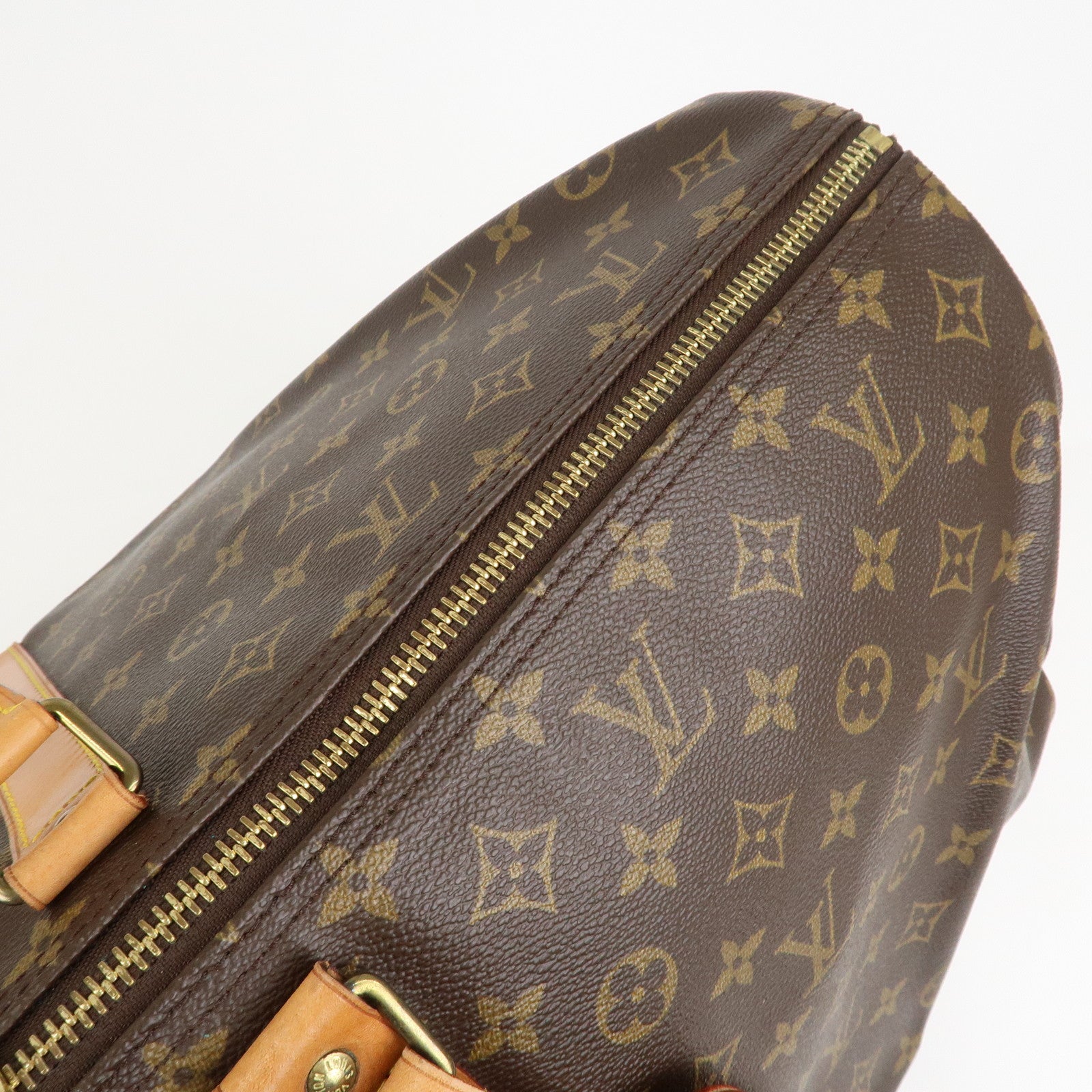 Louis Vuitton Monogram Keep All 60 Boston Bag Brown M41422