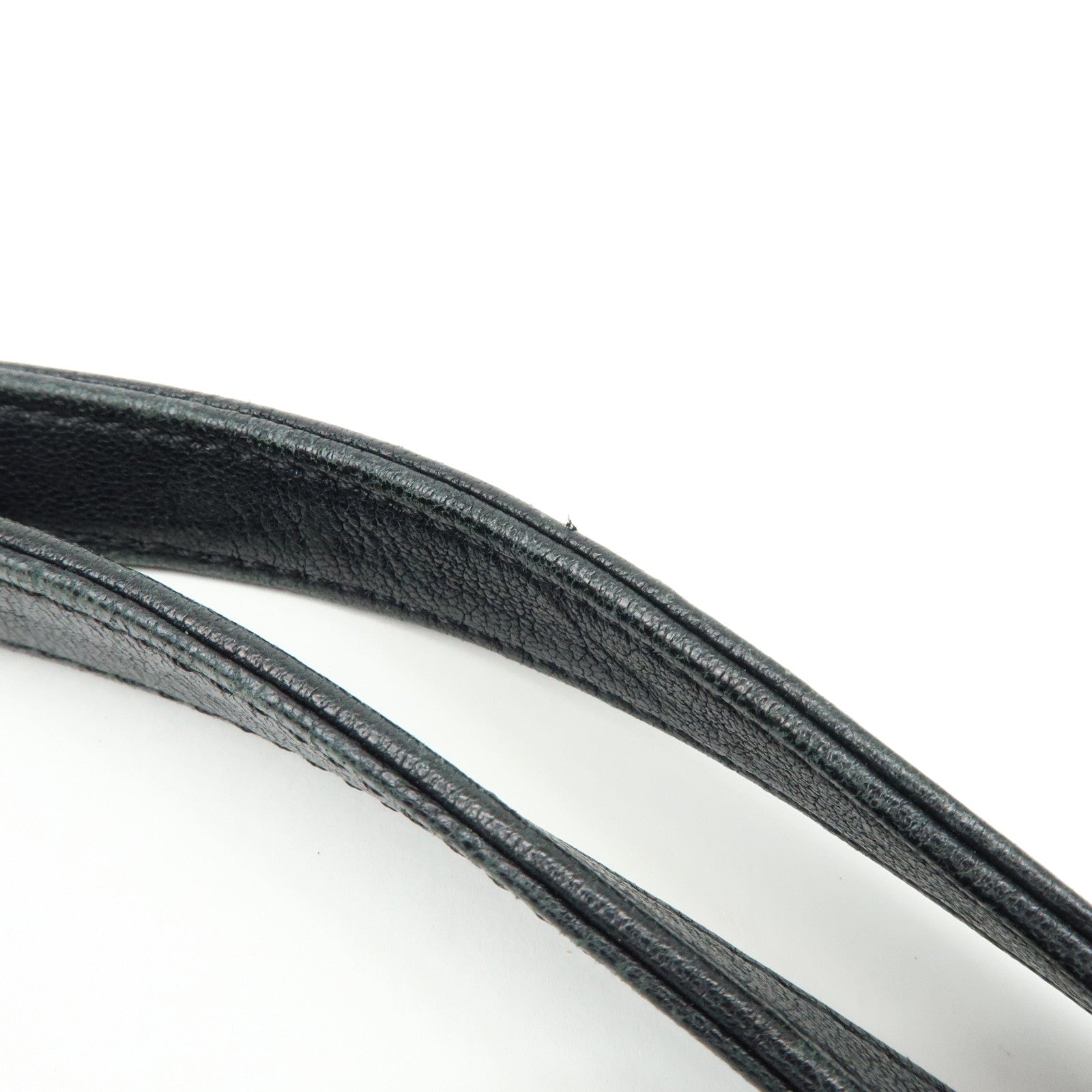 CHANEL Chevron Calf Leather Shoulder Bag Tote Bag Black