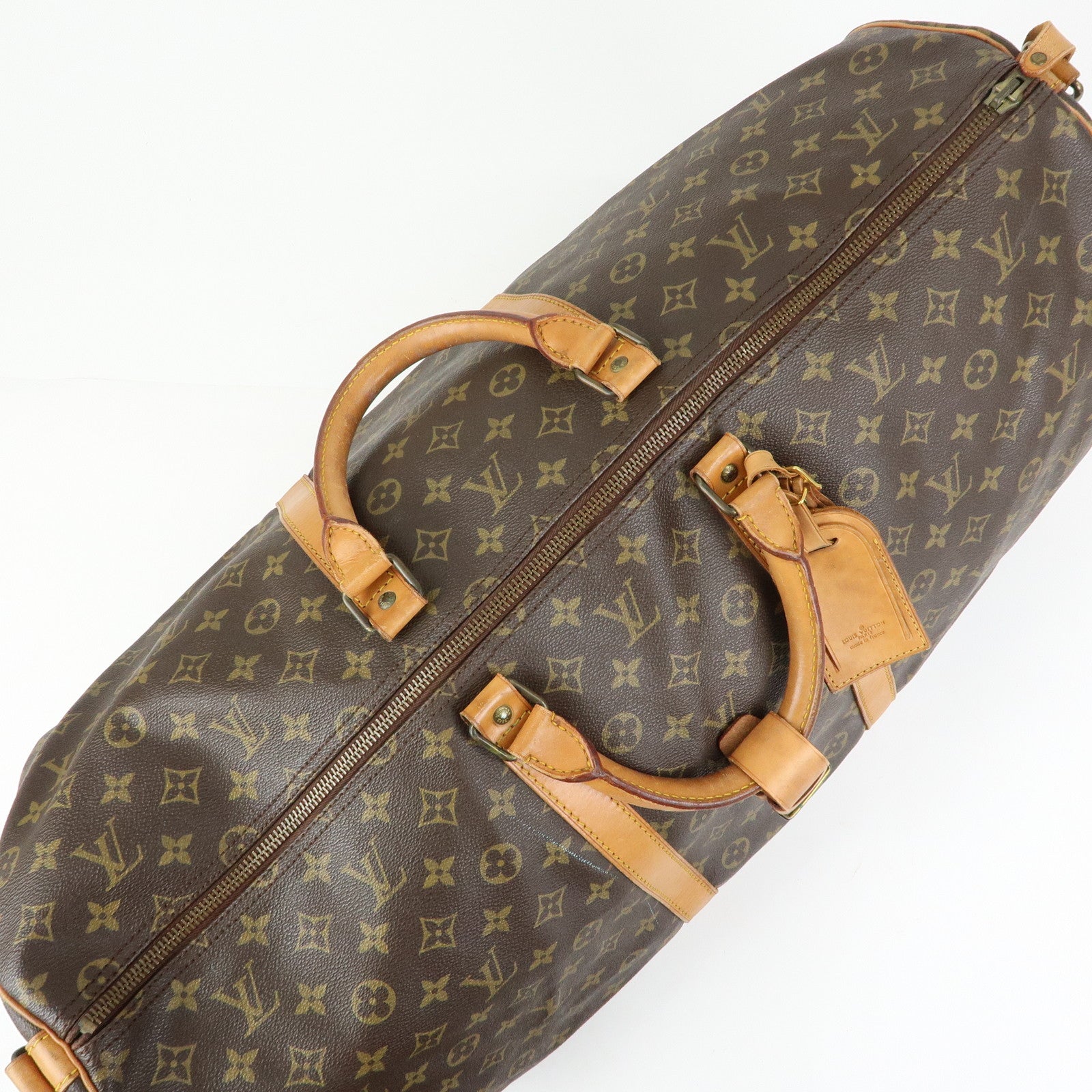 Louis Vuitton Monogram Keep All Bandouliere 60 Boston Bag M41412