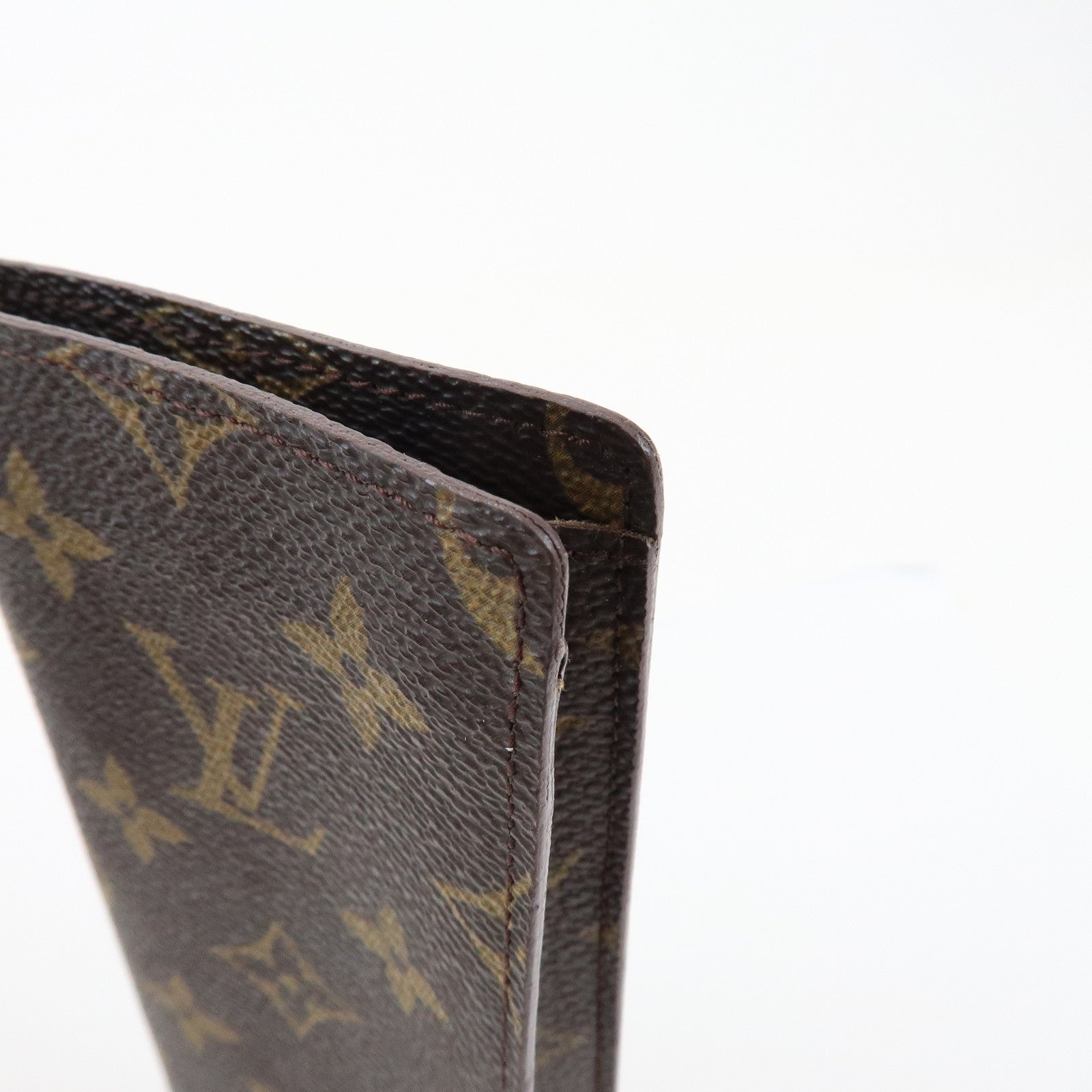 Louis Vuitton Monogram Leather Set of 3 Glasses Case Brown M62962