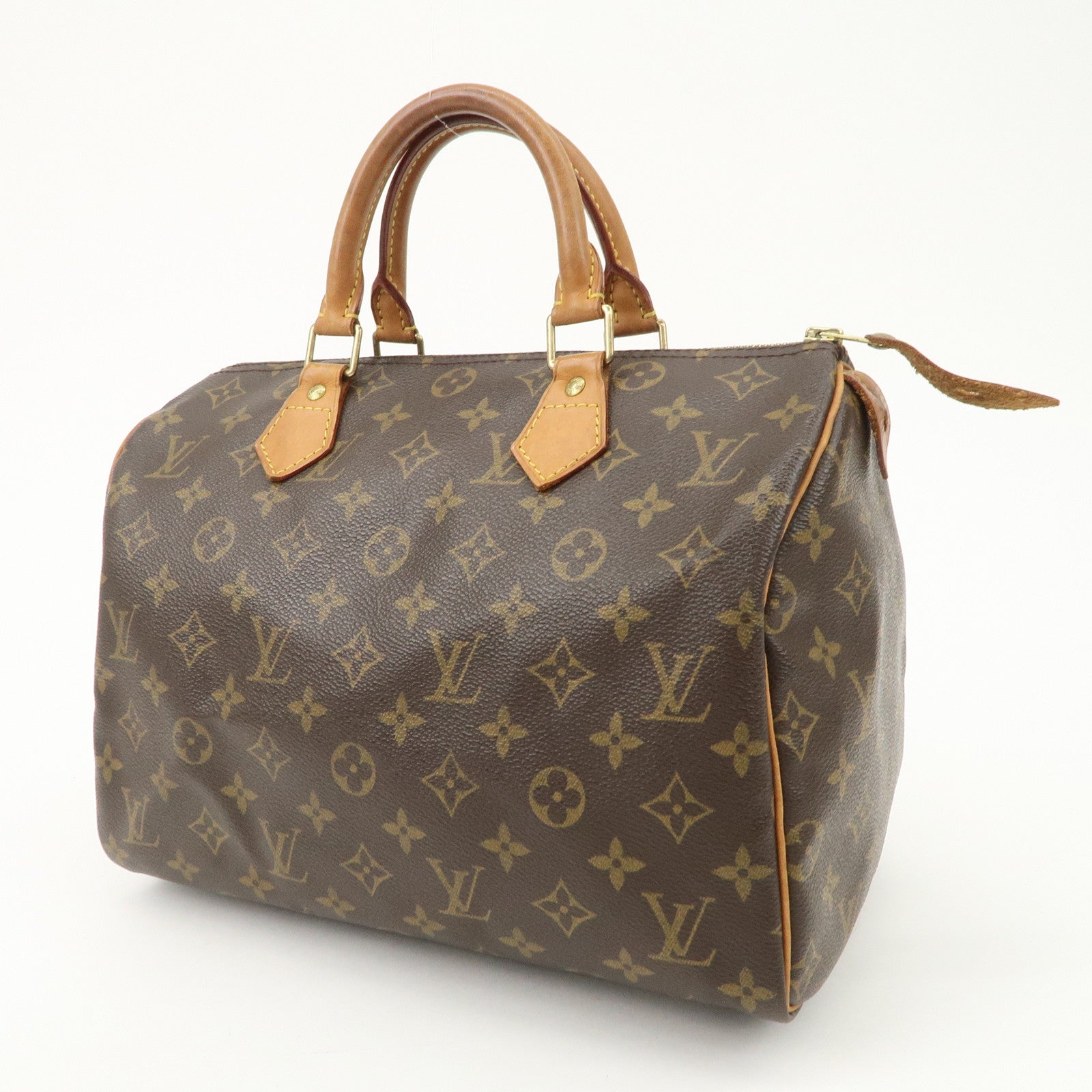 Louis Vuitton Monogram Speedy 30 Boston Bag Hand Bag Brown M41526