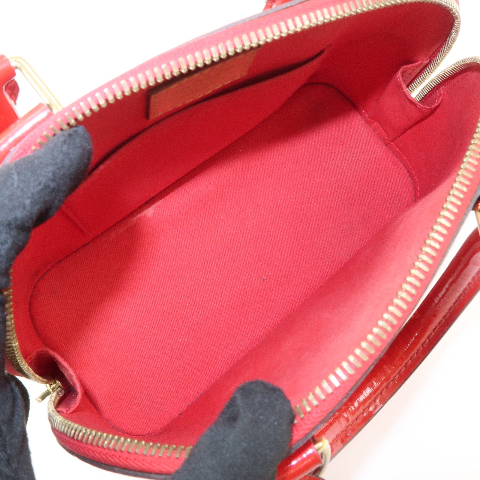 Louis Vuitton Monogram Vernis Alma BB 2Way Shoulder Bag M90174 Used