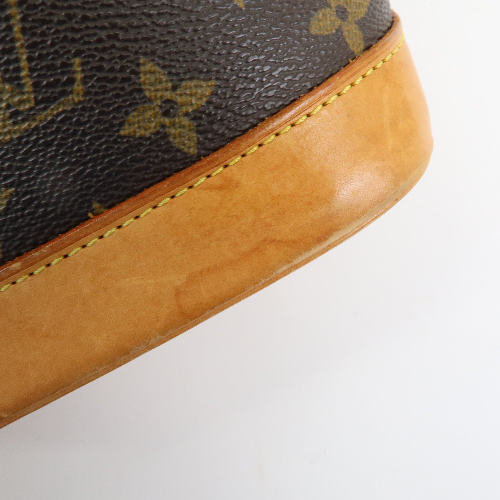 Louis Vuitton Monogram Alma Hand Bag Brown M51130