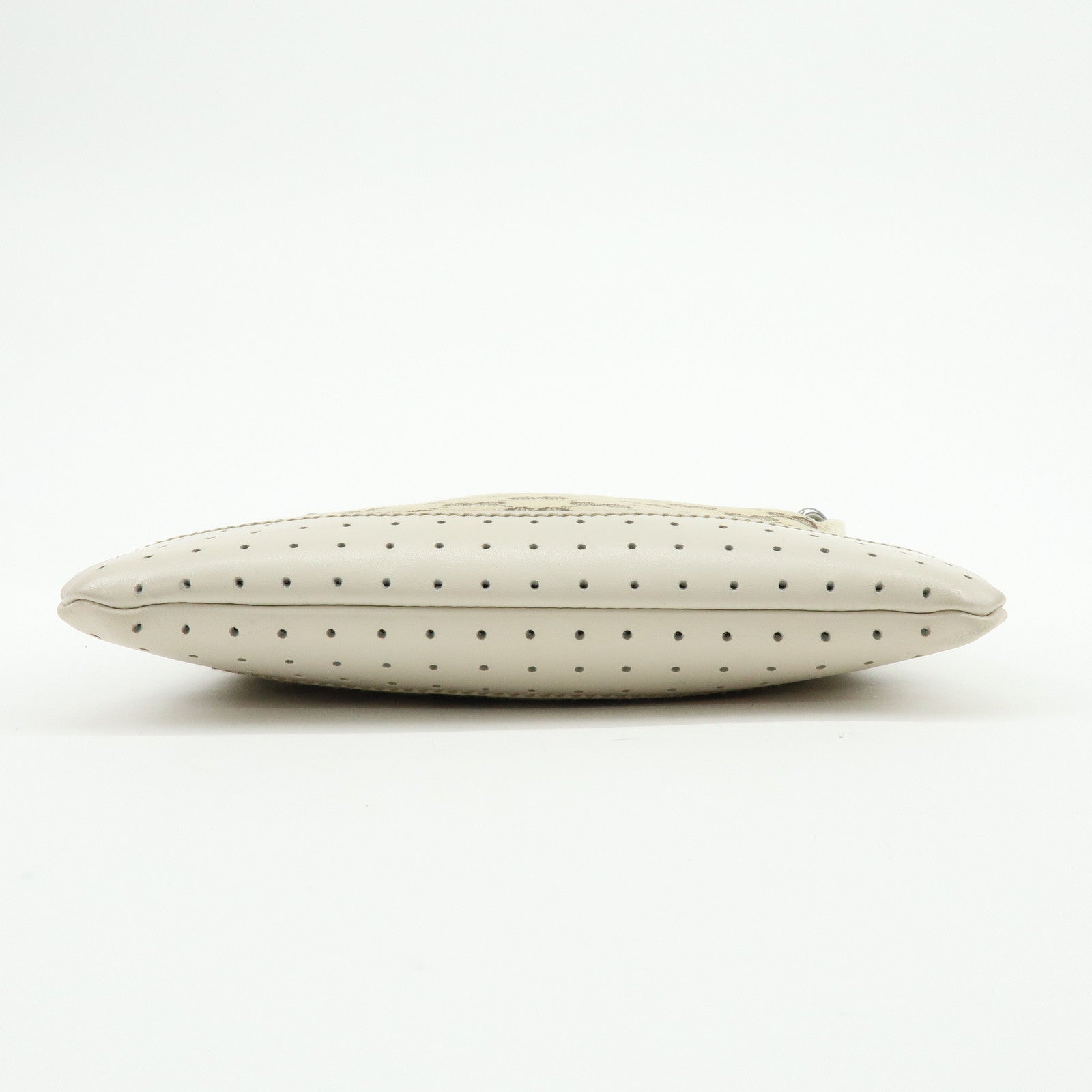 GUCCI GG Canvas Leather Shoulder Crossbody Bag Brown Ivory 147671