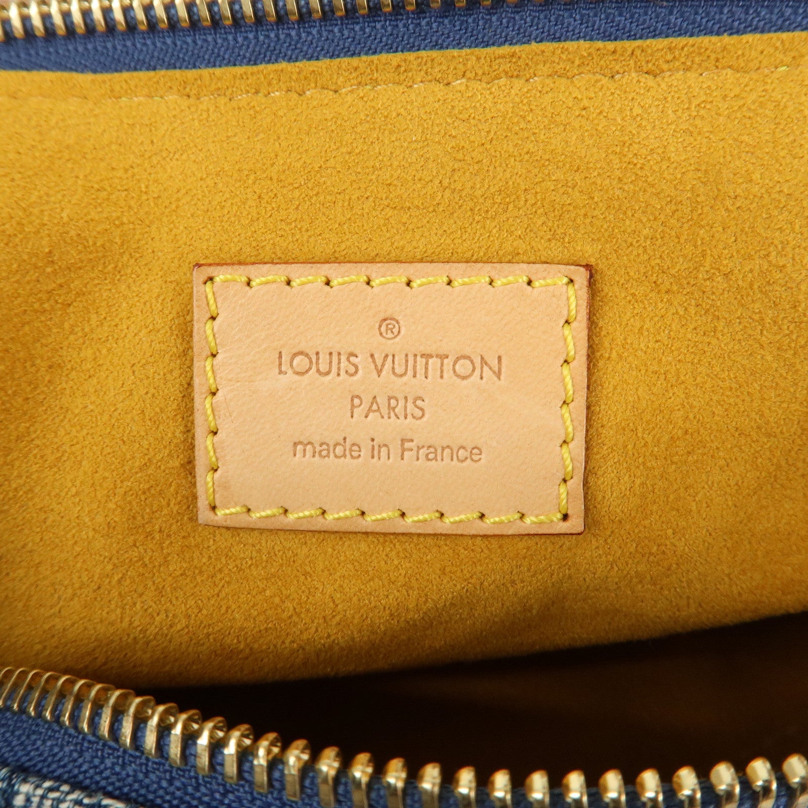 Louis Vuitton Monogram Denim Baggy PM 2Way Bag Shoulder Bag M95049 Used