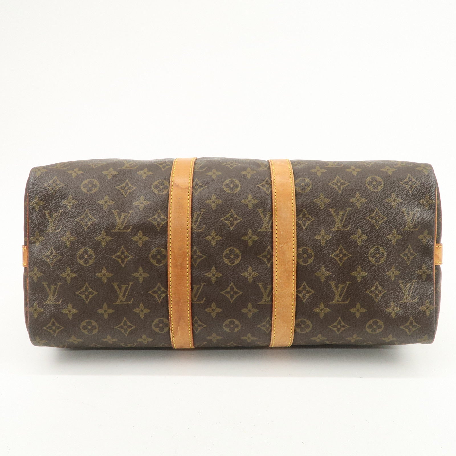 Louis Vuitton Monogram Keep All Bandouliere 45 Boston Bag M41418