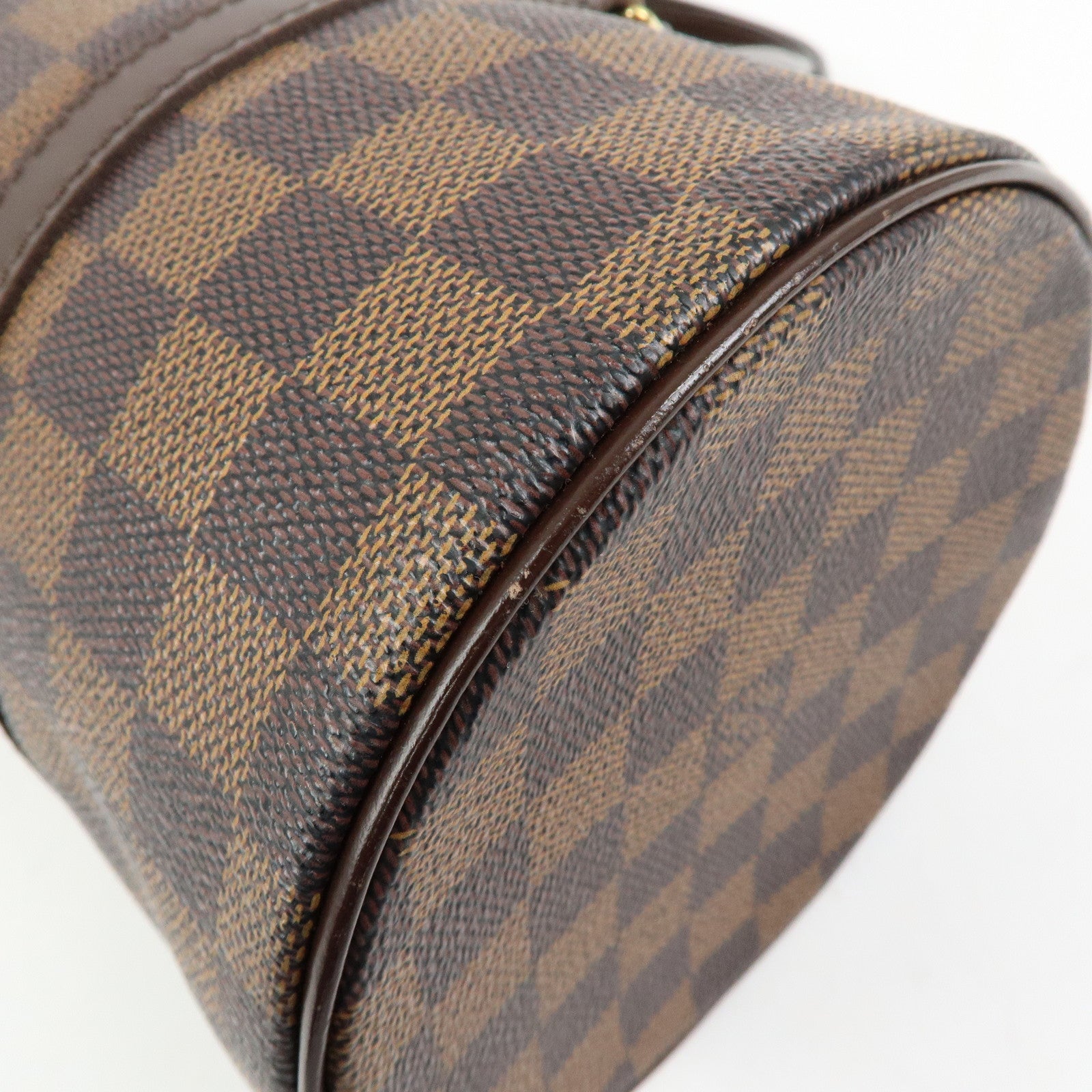 Louis Vuitton Damier Ebene Papillon 30 Hand Bag Brown N51303