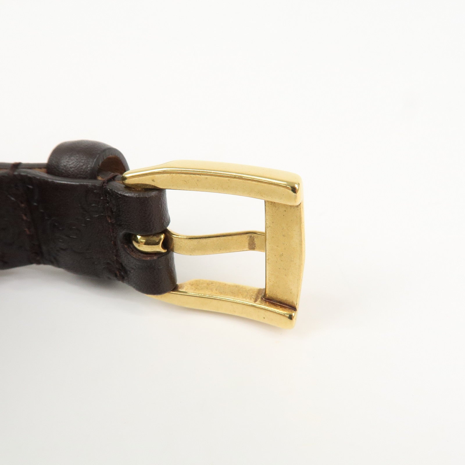 GUCCI Guccissima Leather Belt 85/34 Brown 269813