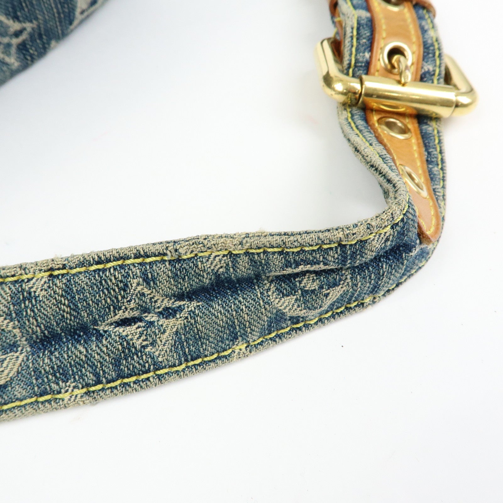 Louis Vuitton Monogram Denim Bum Bag Waist Bag Blue M95347