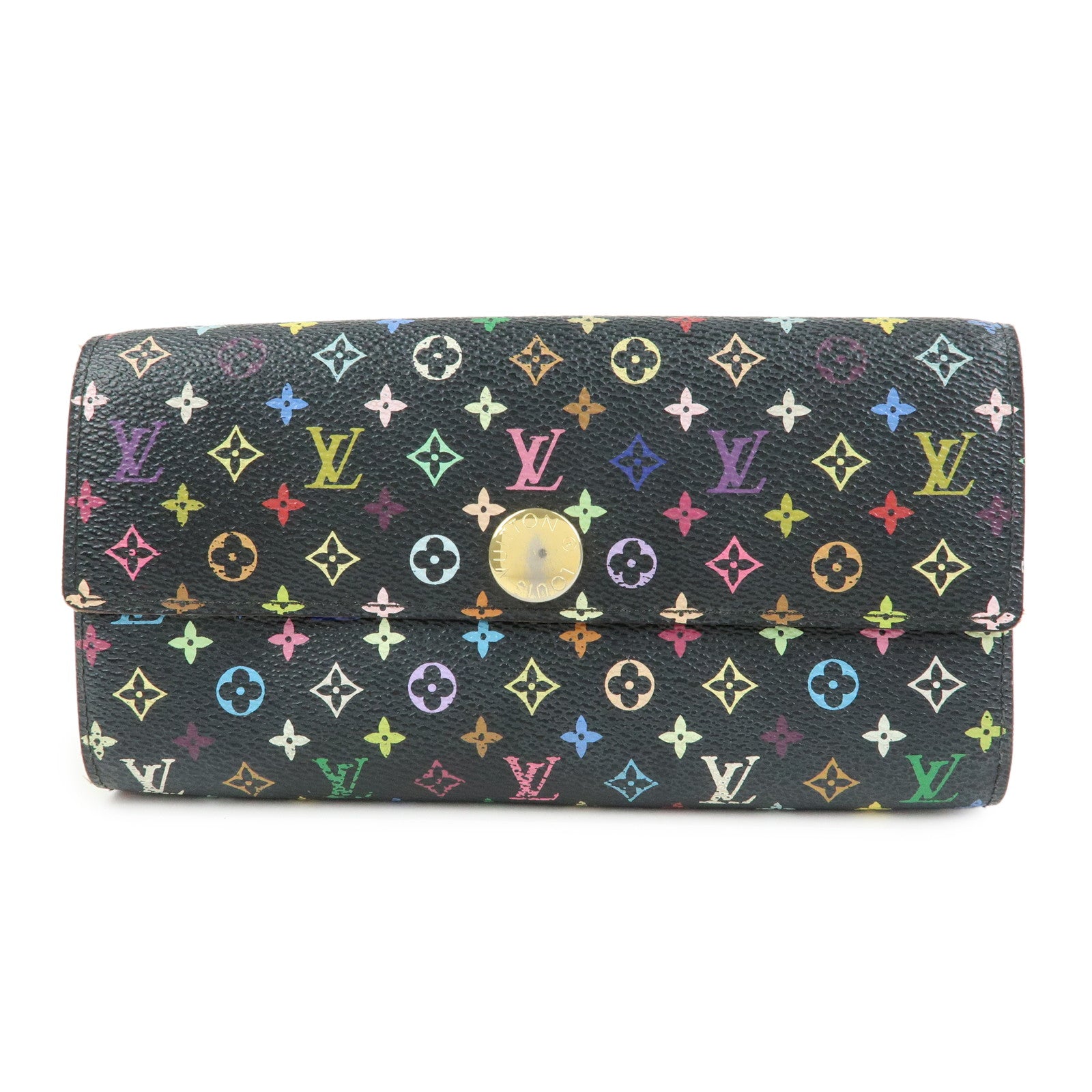 Louis Vuitton Monogram Multicolor Portefeuille Sarah Wallet M93748
