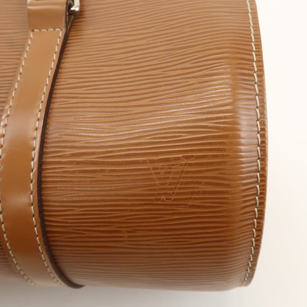 Louis Vuitton Epi Soufflot Leather Shoulder Hand Bag Canelle M52861