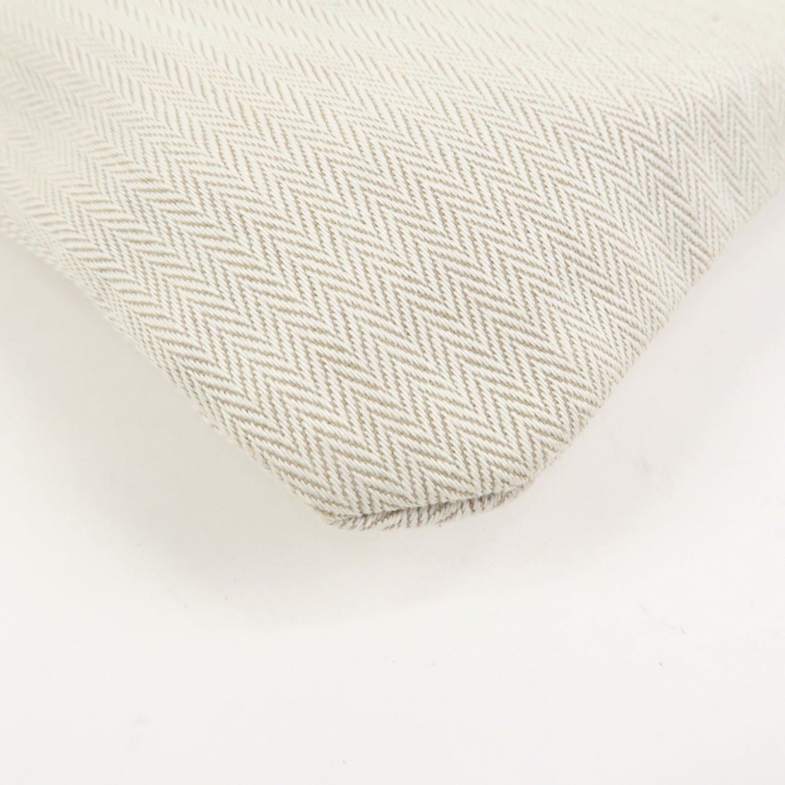 HERMES Aline PM Canvas Leather Shoulder Bag Blue