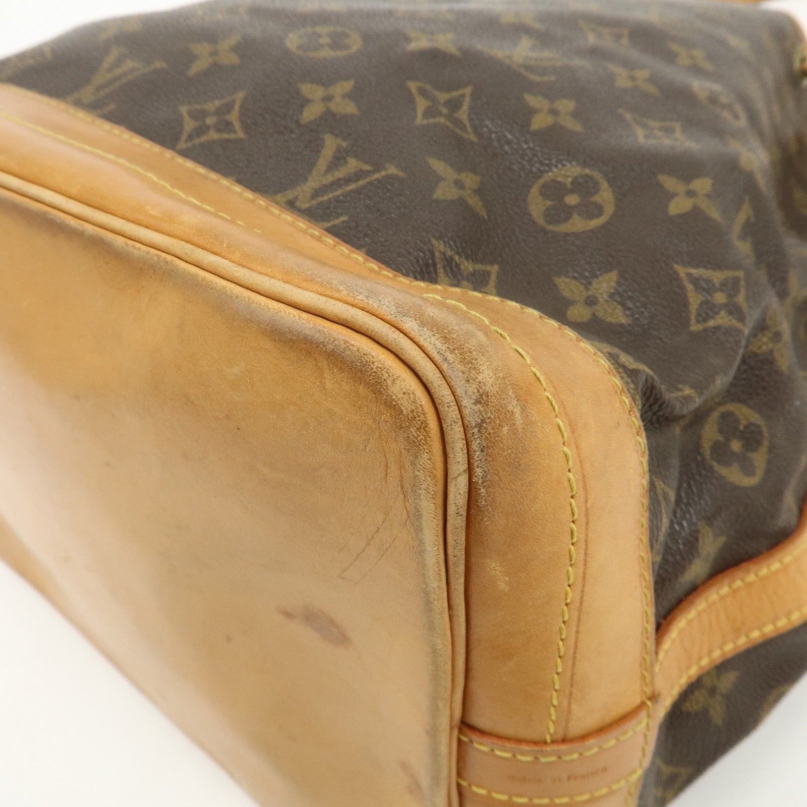Louis Vuitton Monogram Noe Shoulder Bag Hand Bag Brown M42224