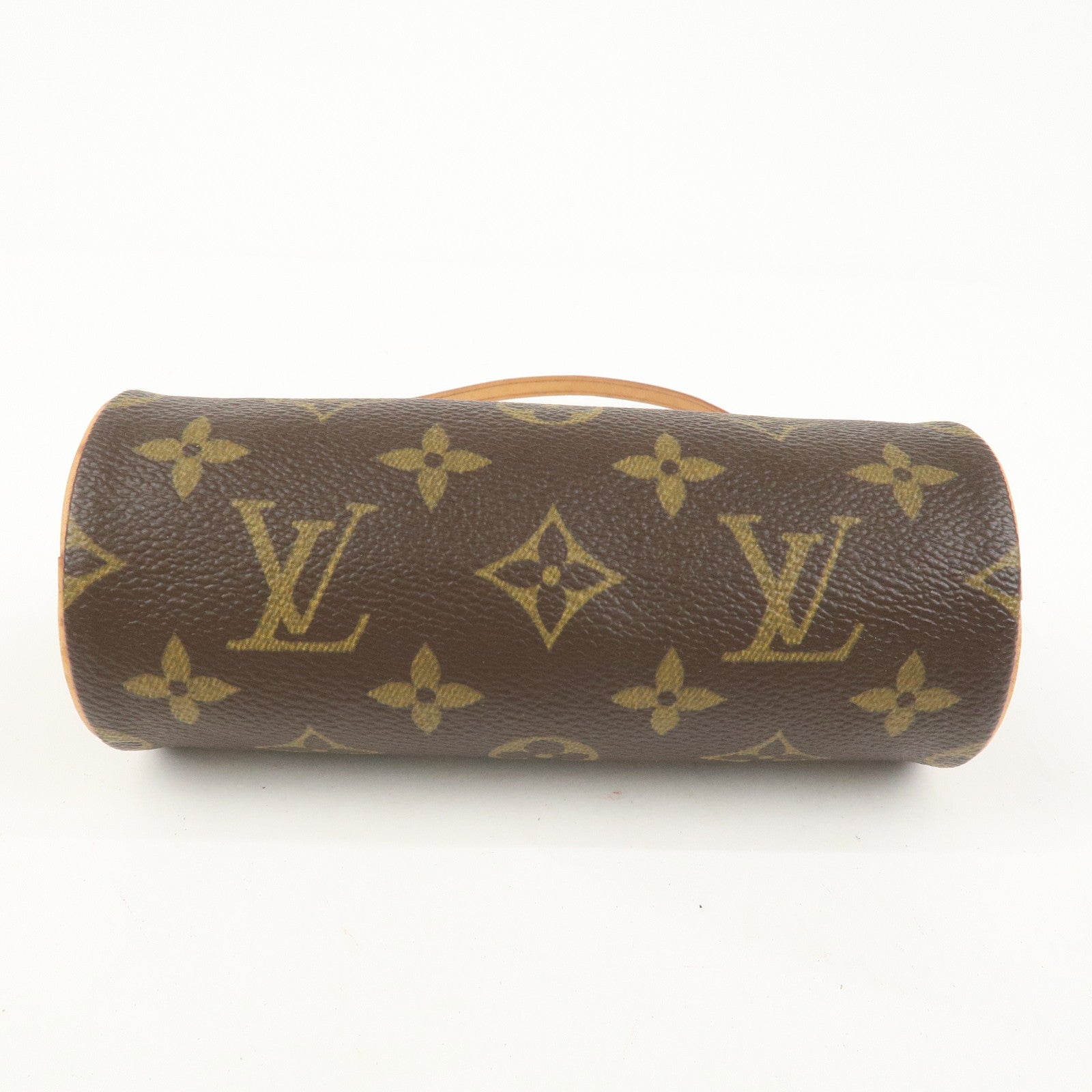 Louis Vuitton Monogram Mini Pouch for Papillon Bag Old Style Brown