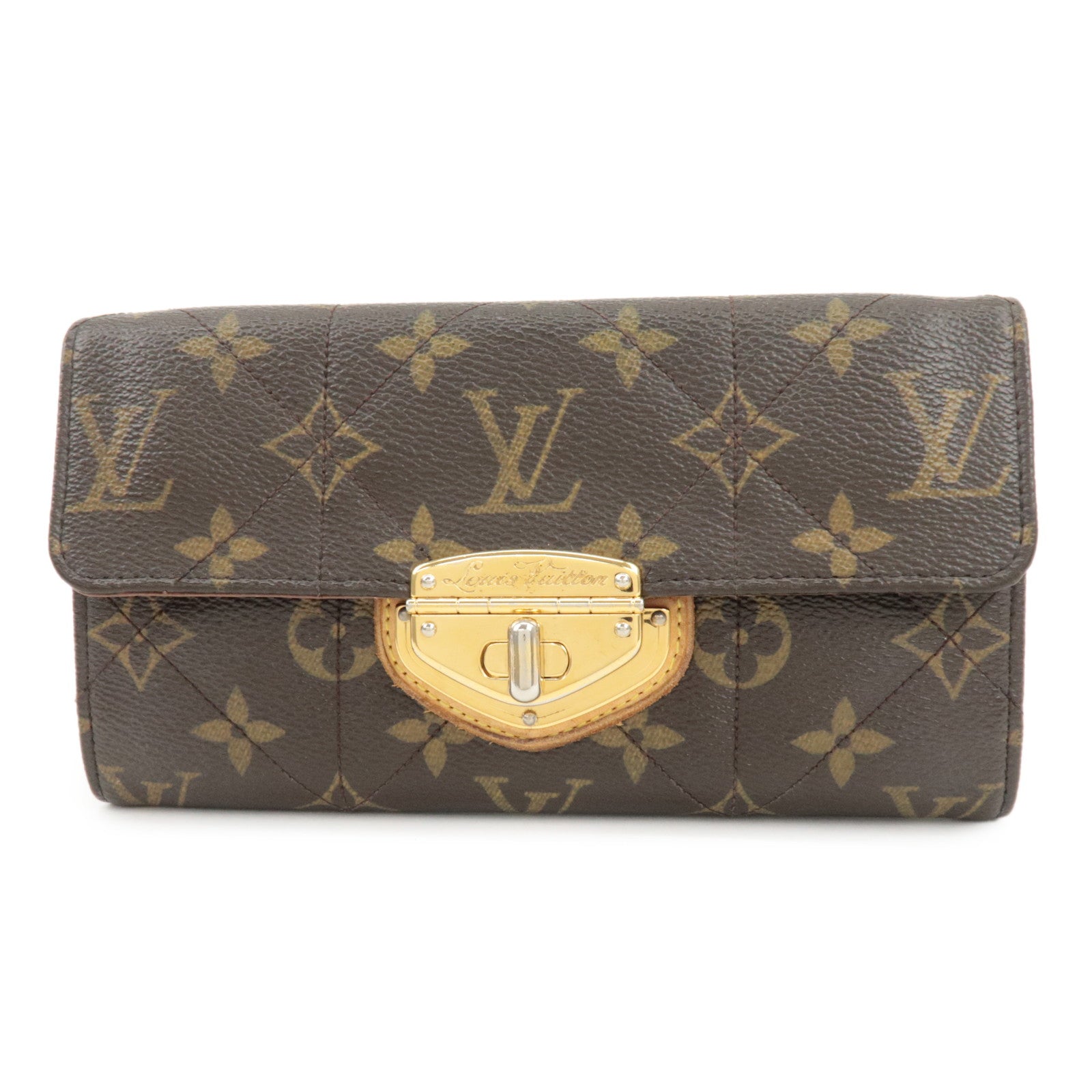 Louis Vuitton Monogram Portefeuille Sarah Etoile Long Wallet M66556 Used