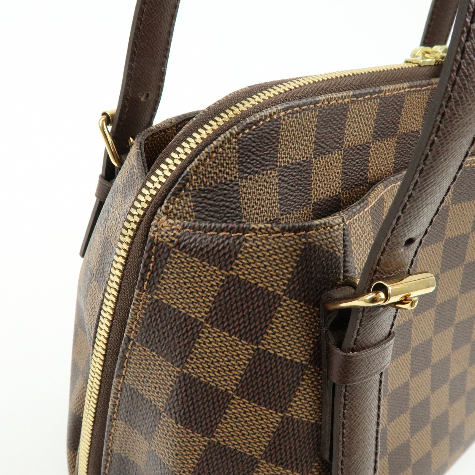 Louis Vuitton Damier Belem MM Hand Bag Damier Ebene N51174