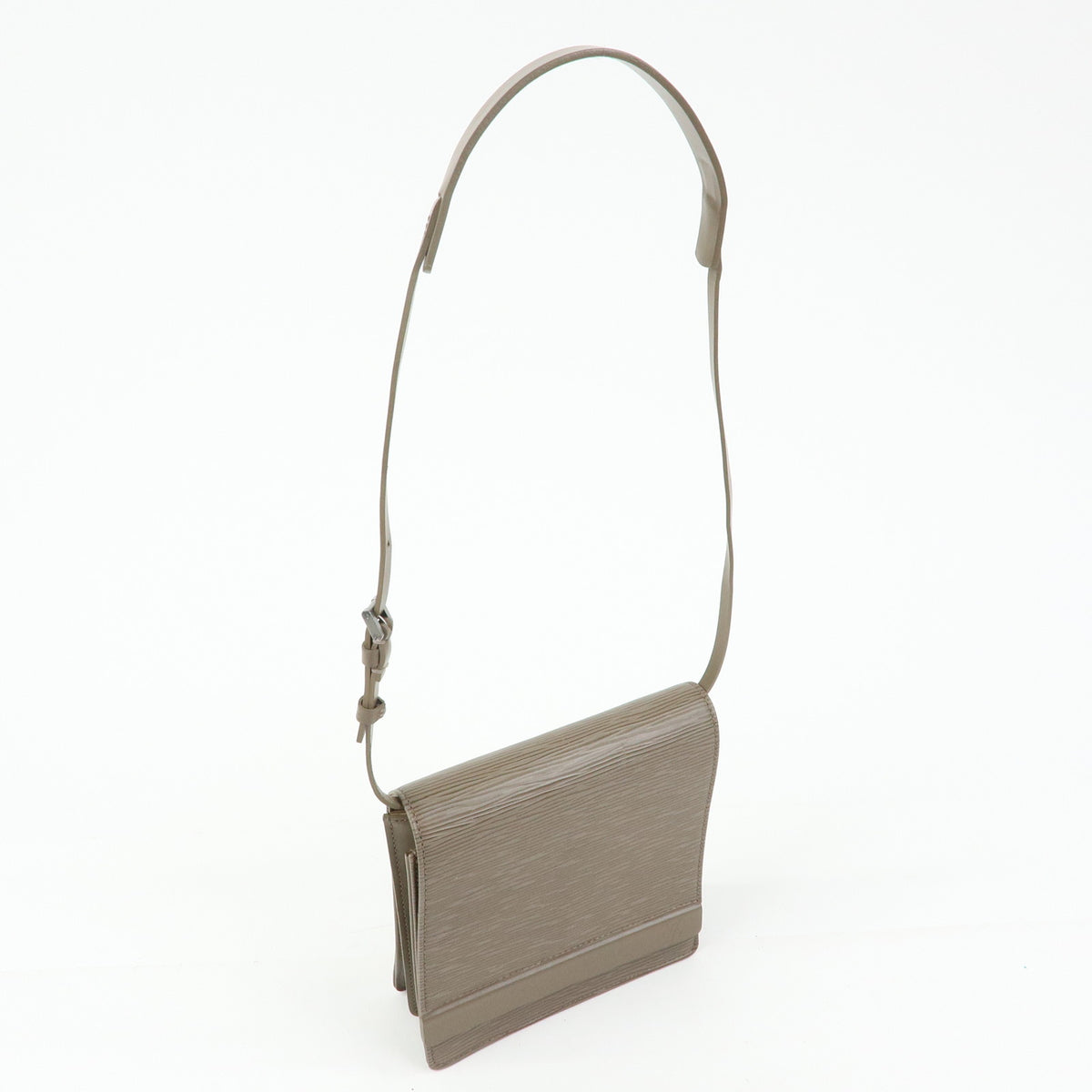 Louis Vuitton Epi Leather Biarritz PM Shoulder Bag Pepper M5293B