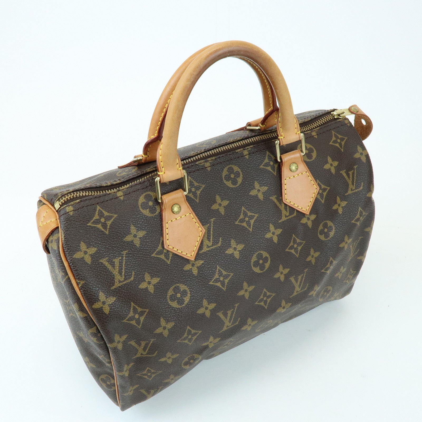 Louis Vuitton Monogram Speedy 30 Boston Bag Hand Bag Brown M41526