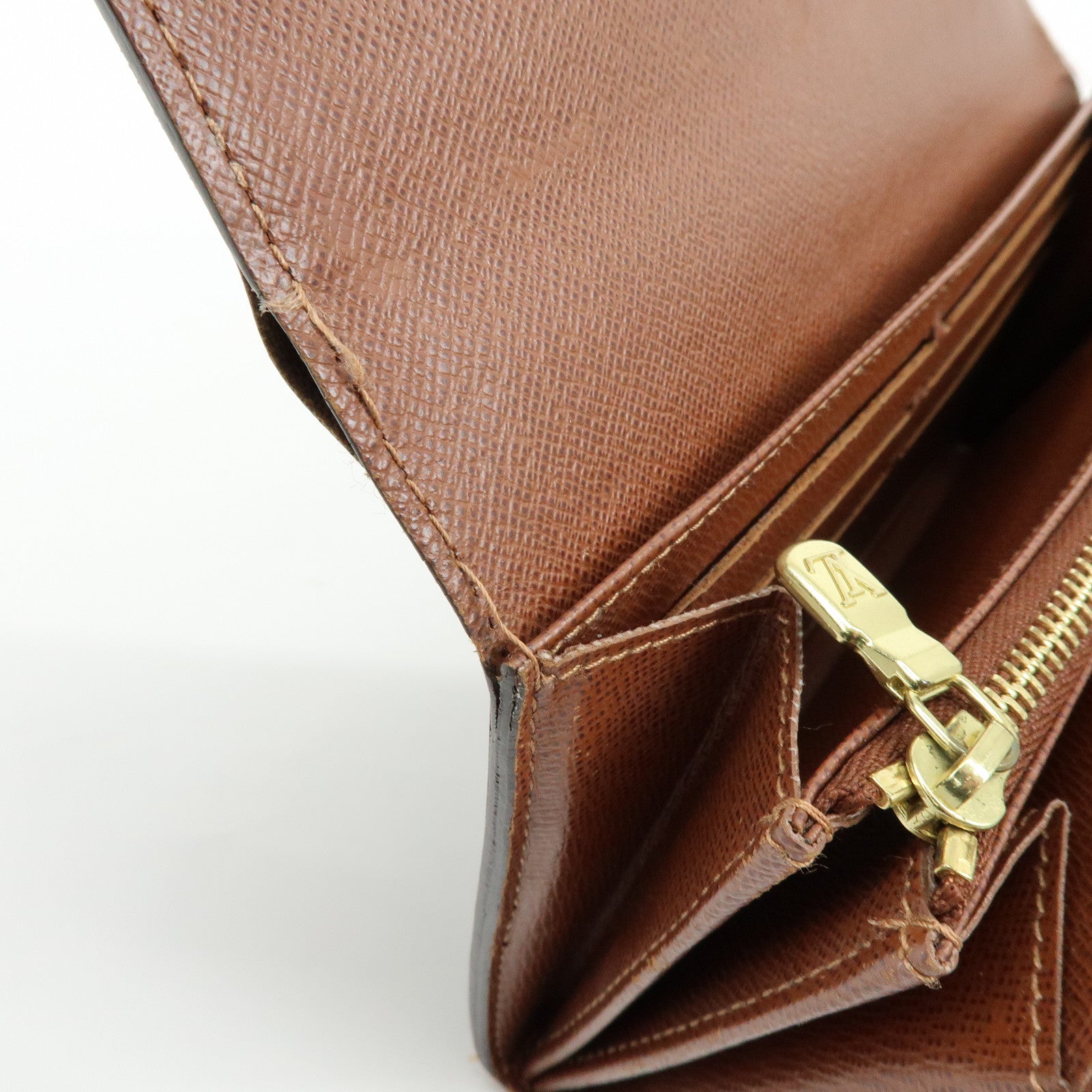 Louis Vuitton Monogram Portefeuille Sarah Long Wallet Brown M61734