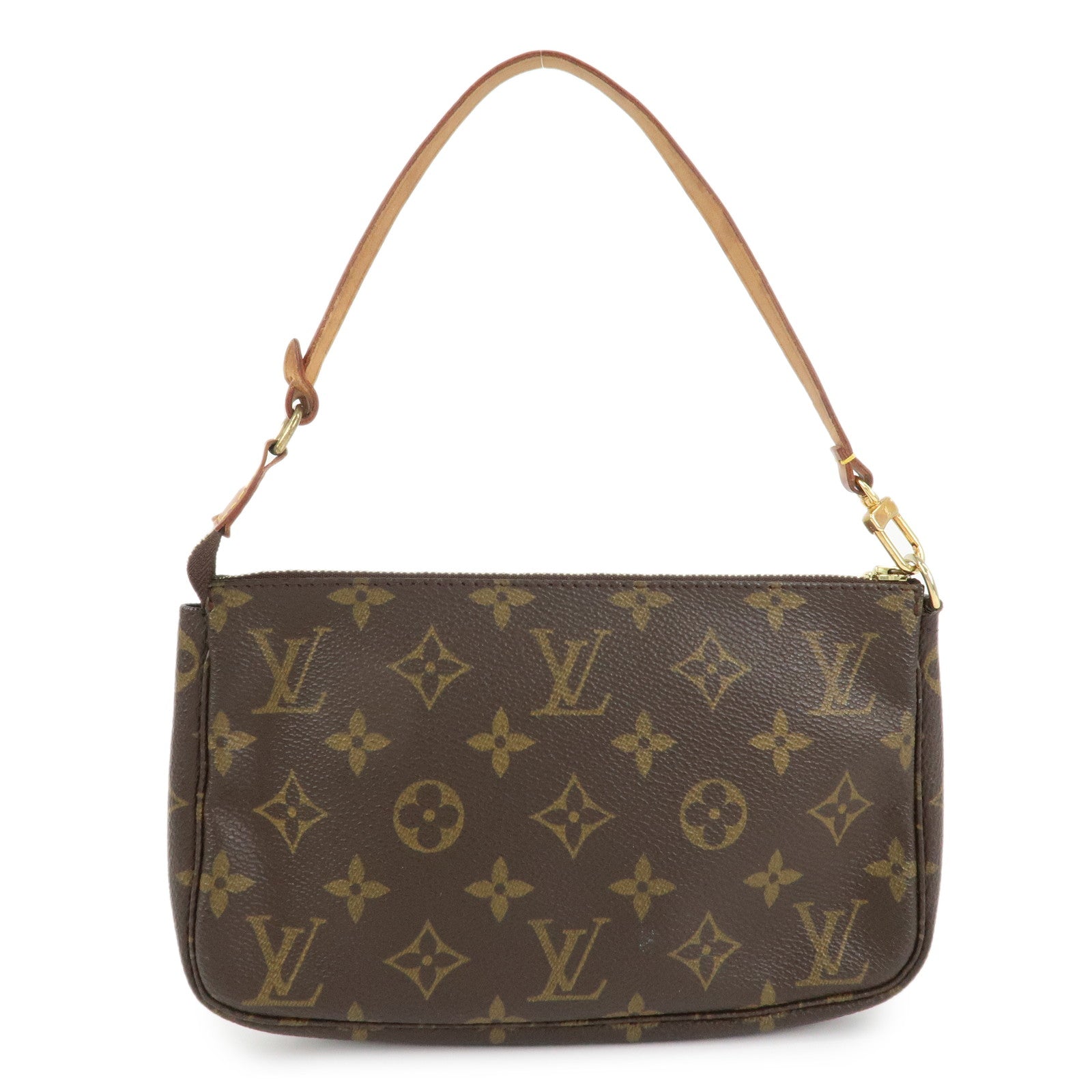 Louis Vuitton Monogram Pochette Accessoires Hand Bag M51980 Used