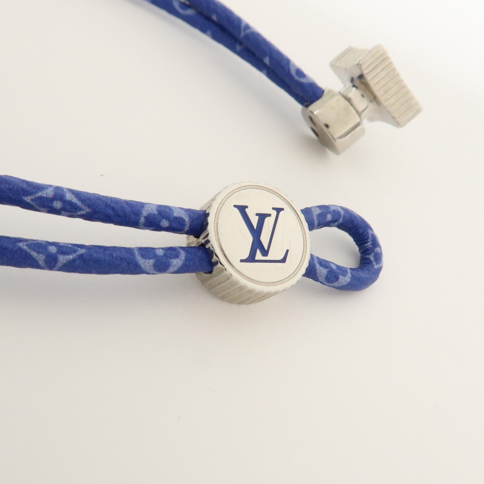 Louis Vuitton Monogram Canvas Catch It Bracelet Blue M106