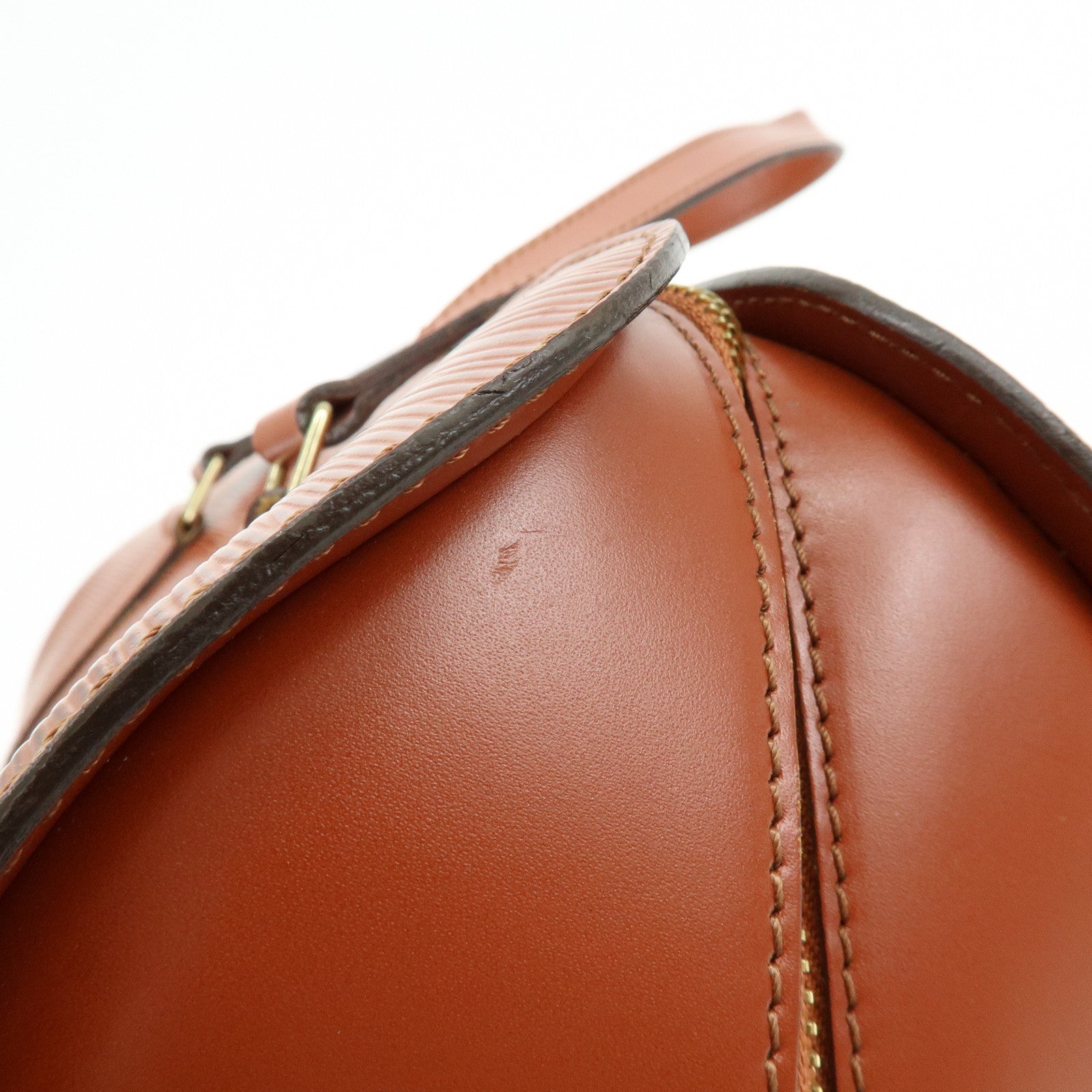 Louis Vuitton Epi Leather Soufflot Hand Bag Kenya Brown M52223